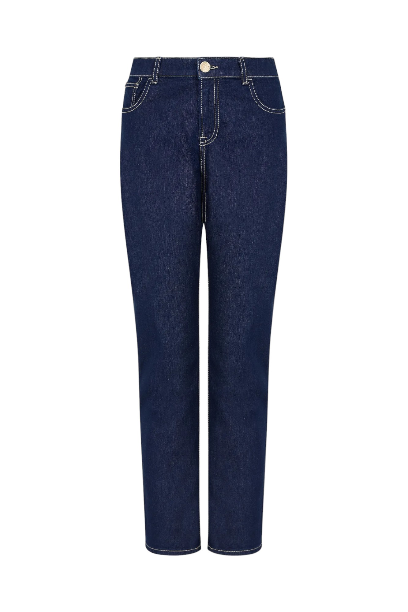 Emporio Armani Straight-leg Jeans In Blue
