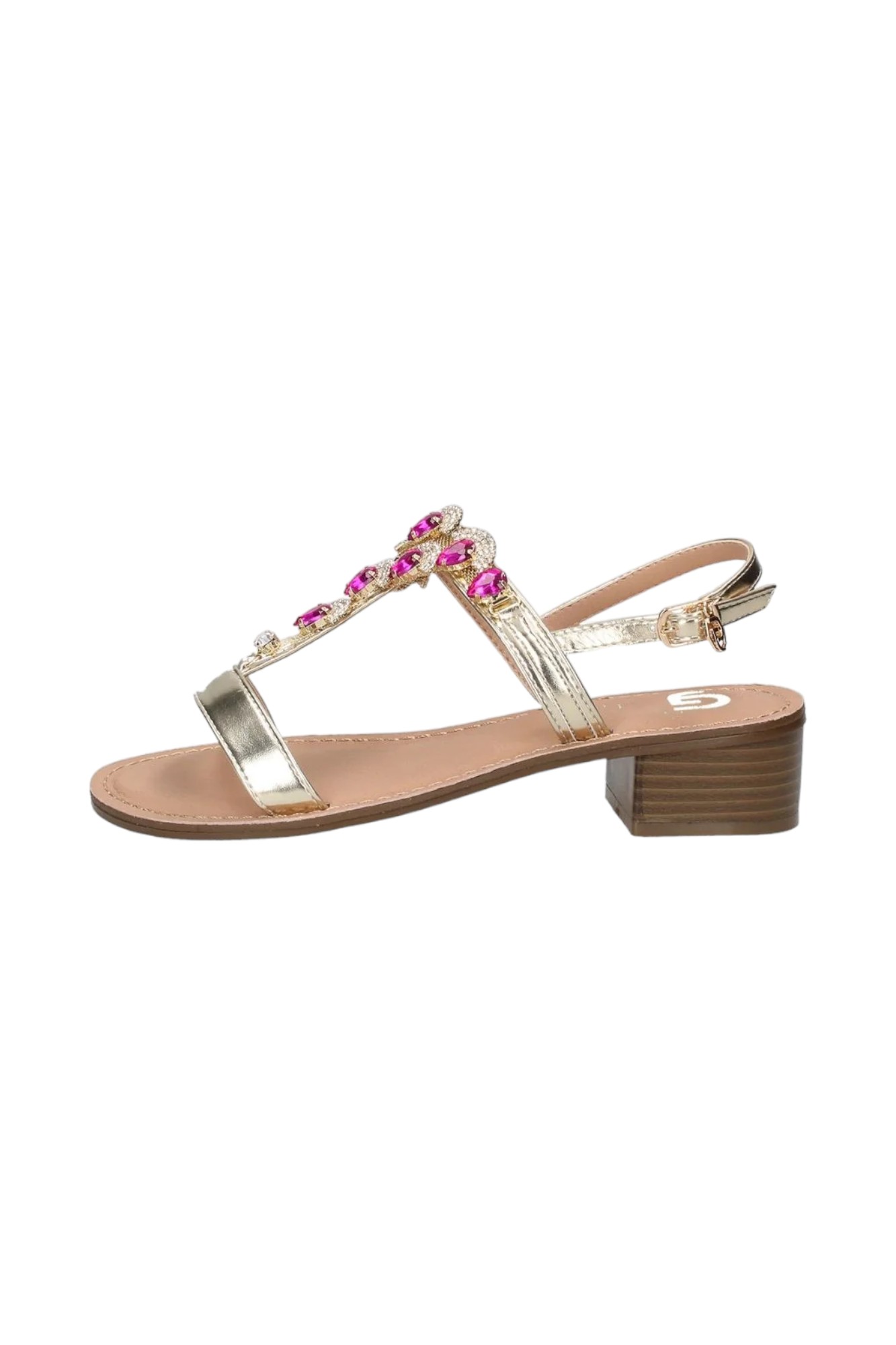 Goldgold Gold&gold - Fuchsia Sandal Gl795 In Pink