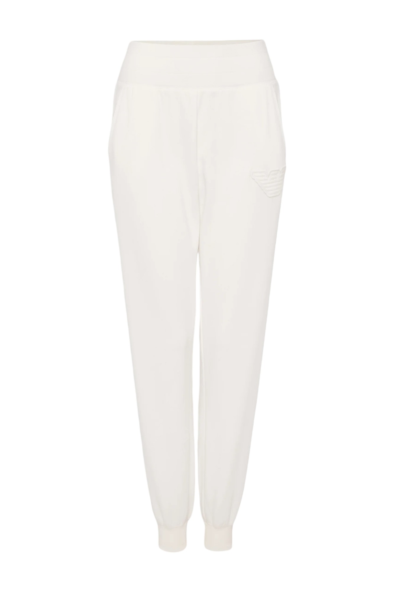 Women's trousers Emporio Armani 1649084F256 Yogurt