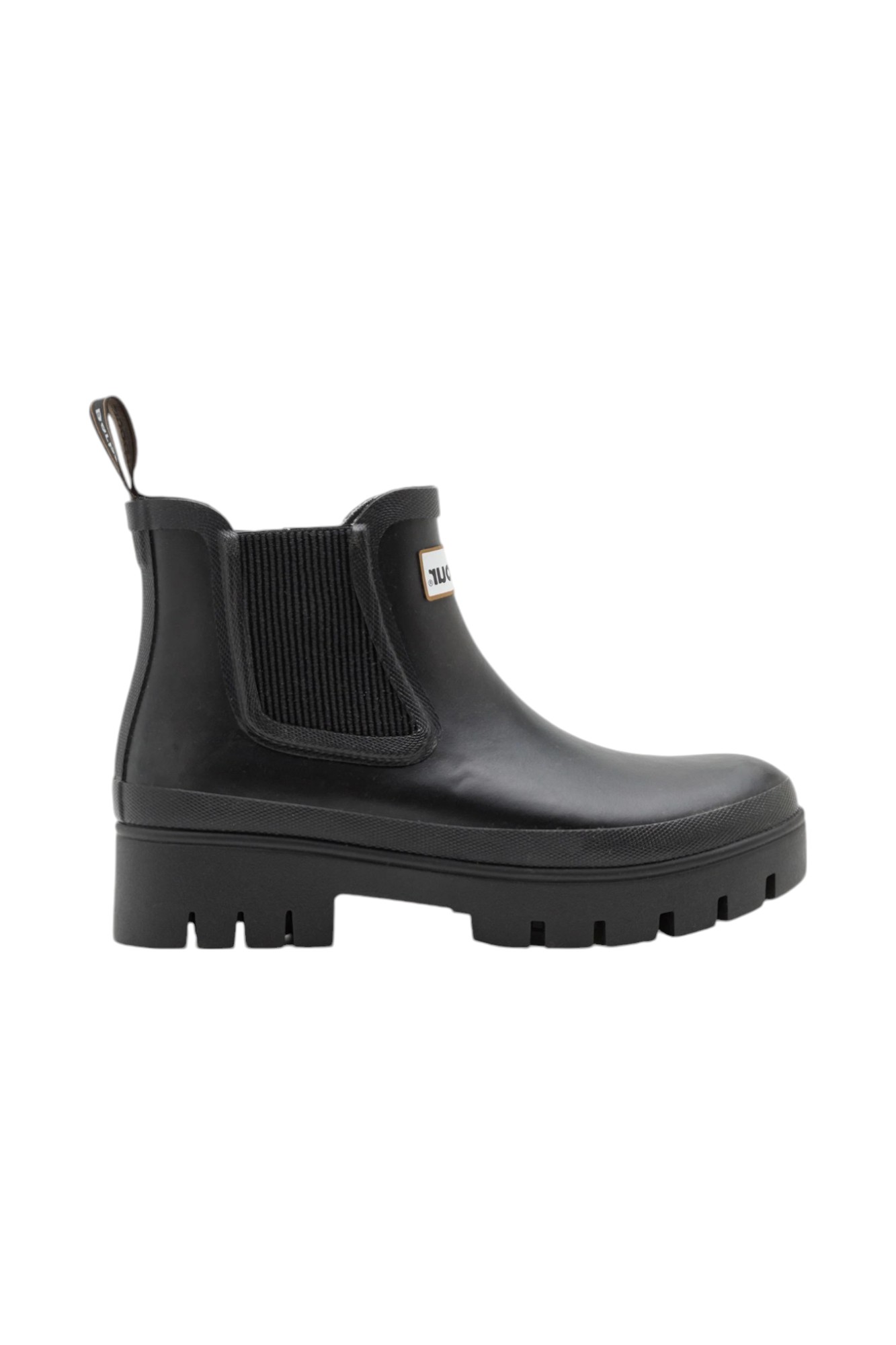 Barbour Womens Clifton Wedge Chelsea Wellington Boots In Black