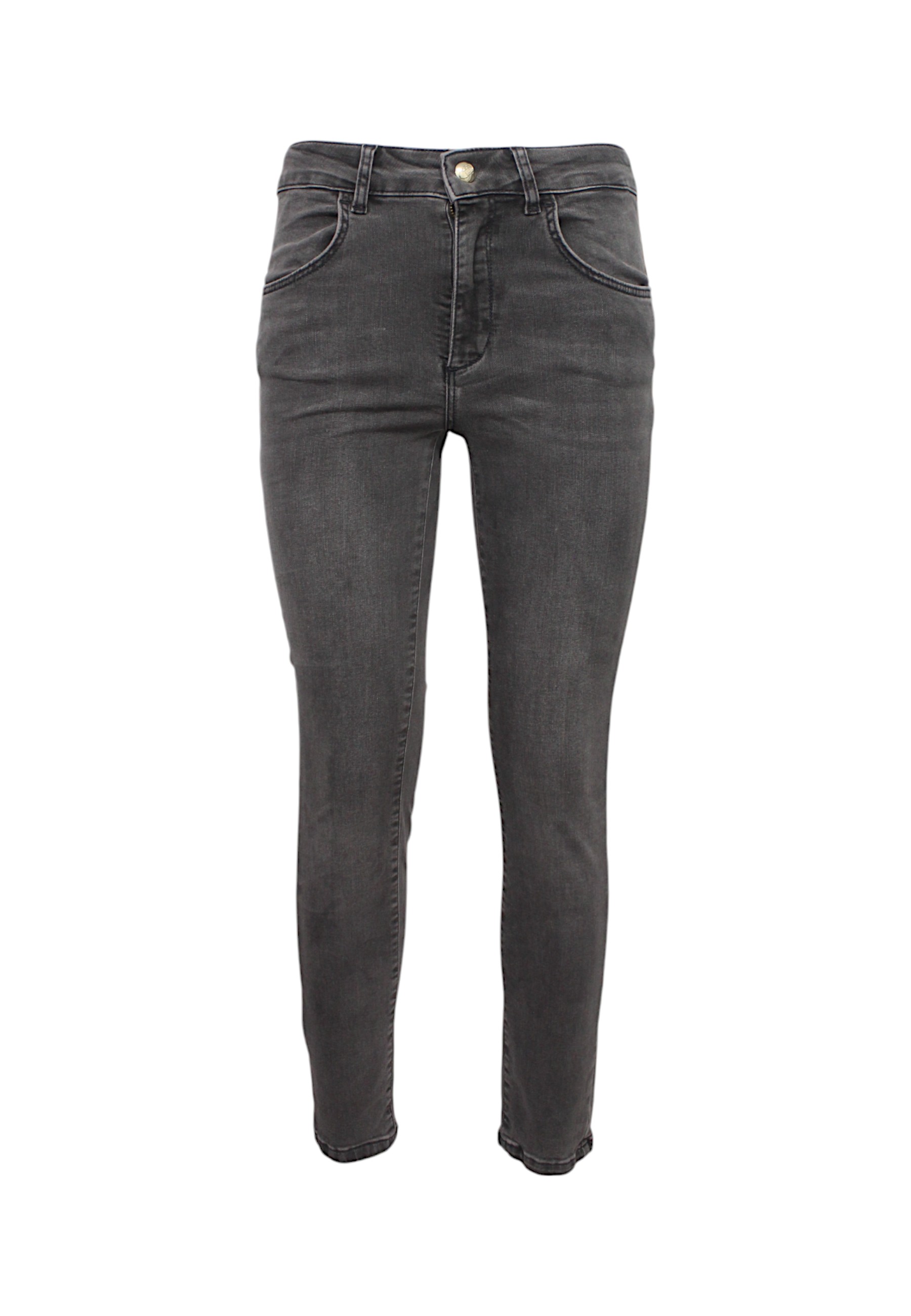 Liujo-sport Jeans Woman Liu Jo Ta5269d5002 Denim Grey In Gray