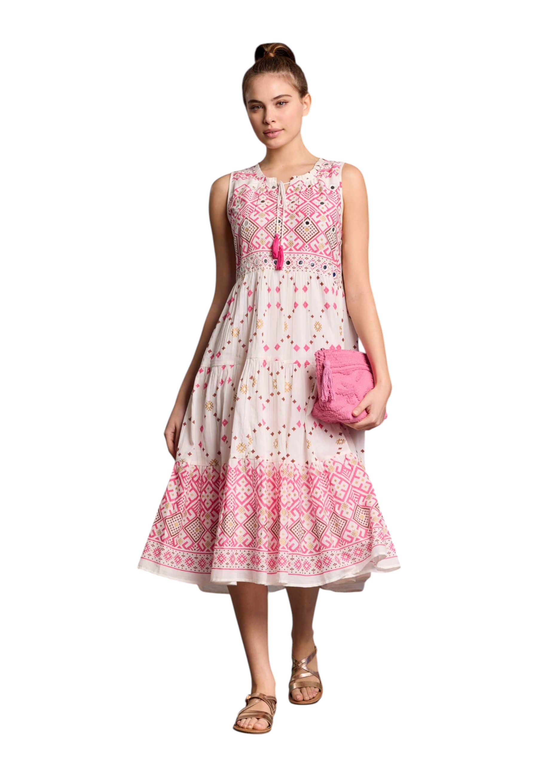 Women's Dress Iconique IC25036 Multicolor