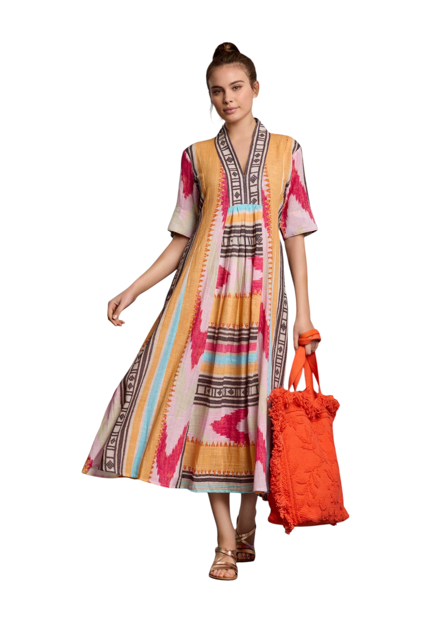 Women's Dress Iconique IC25058 Multicolor