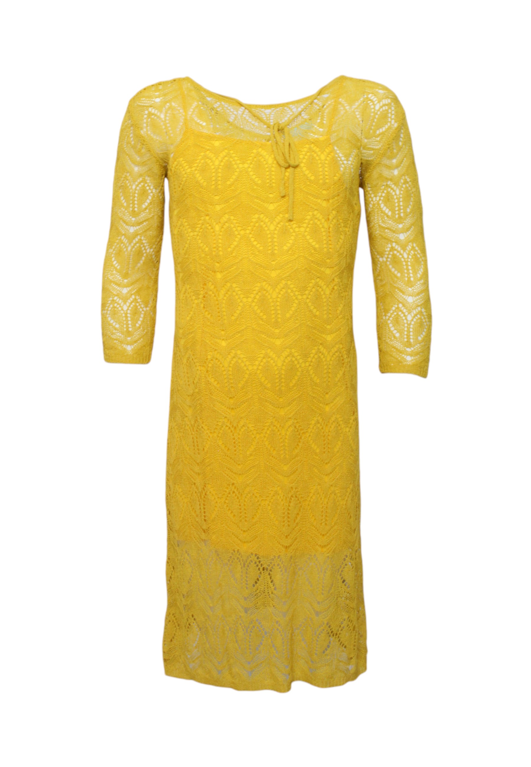 Vacanze Italiane Women's Dress  Vi25009 Senape In Yellow