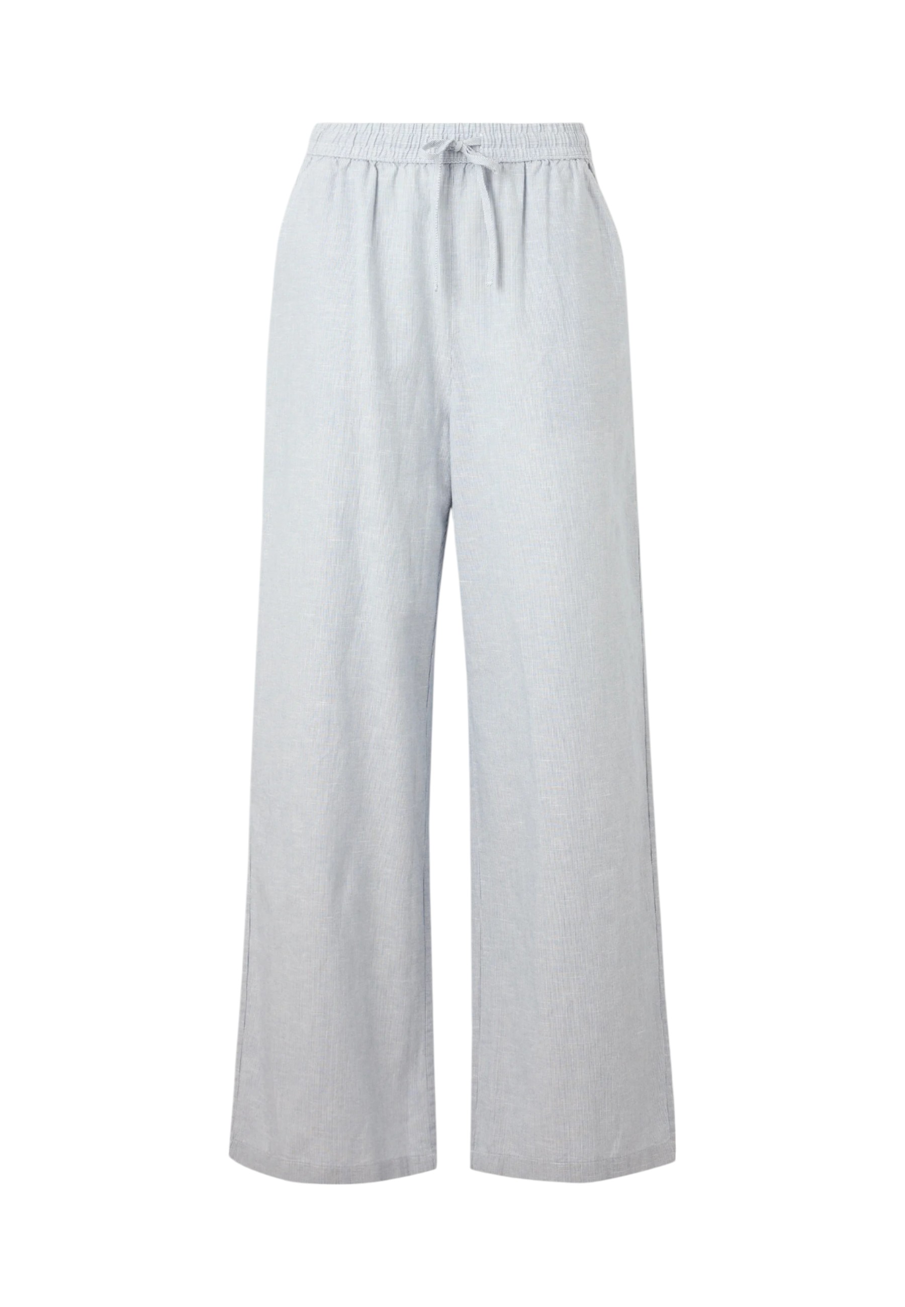 Tommy Hilfiger Women's Trousers  Dw0dw20352 Colorado Blue / Stripe In Gray