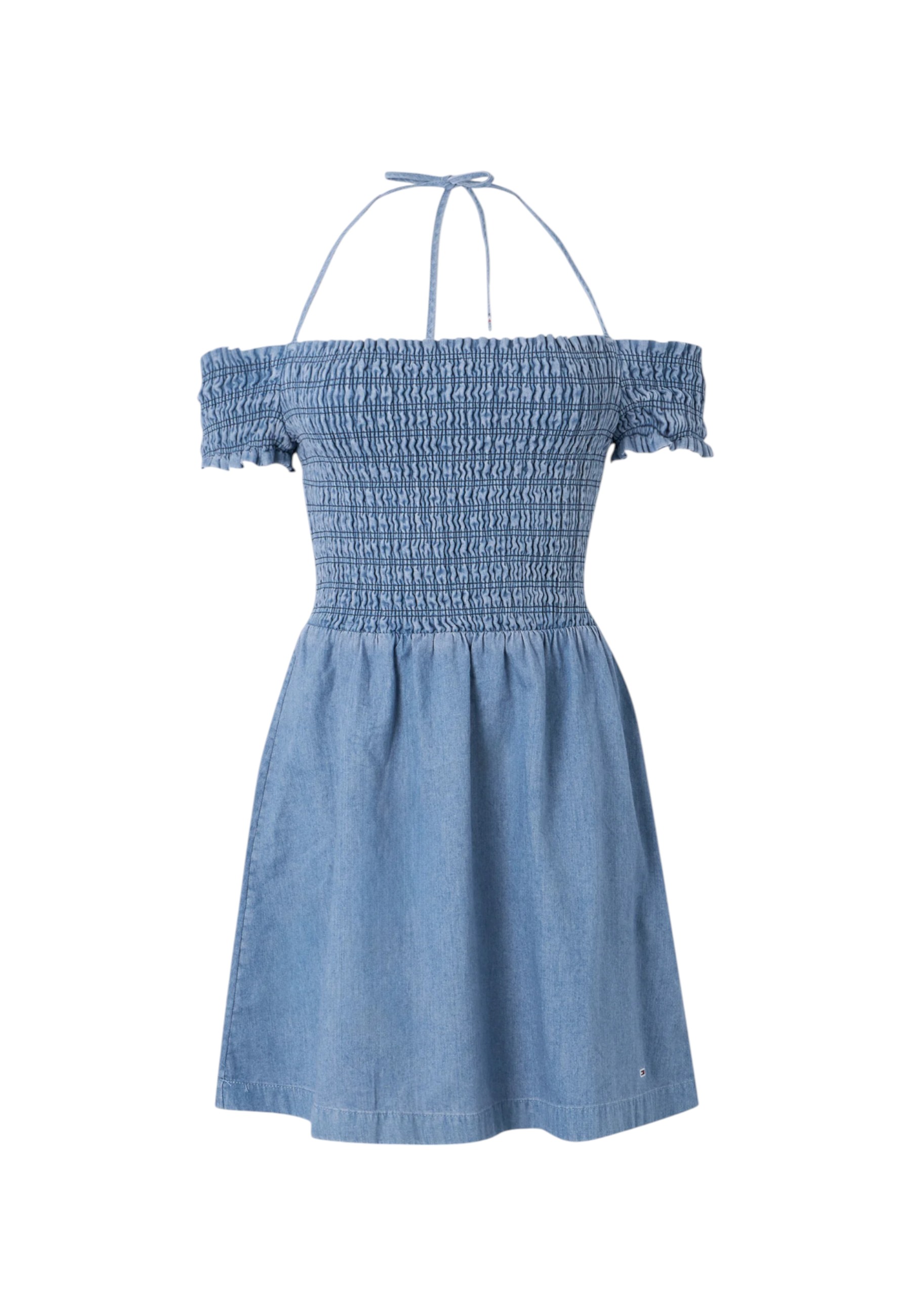 Tommy Hilfiger Women's Dress  Dw0dw20677 Denim Medium In Blue