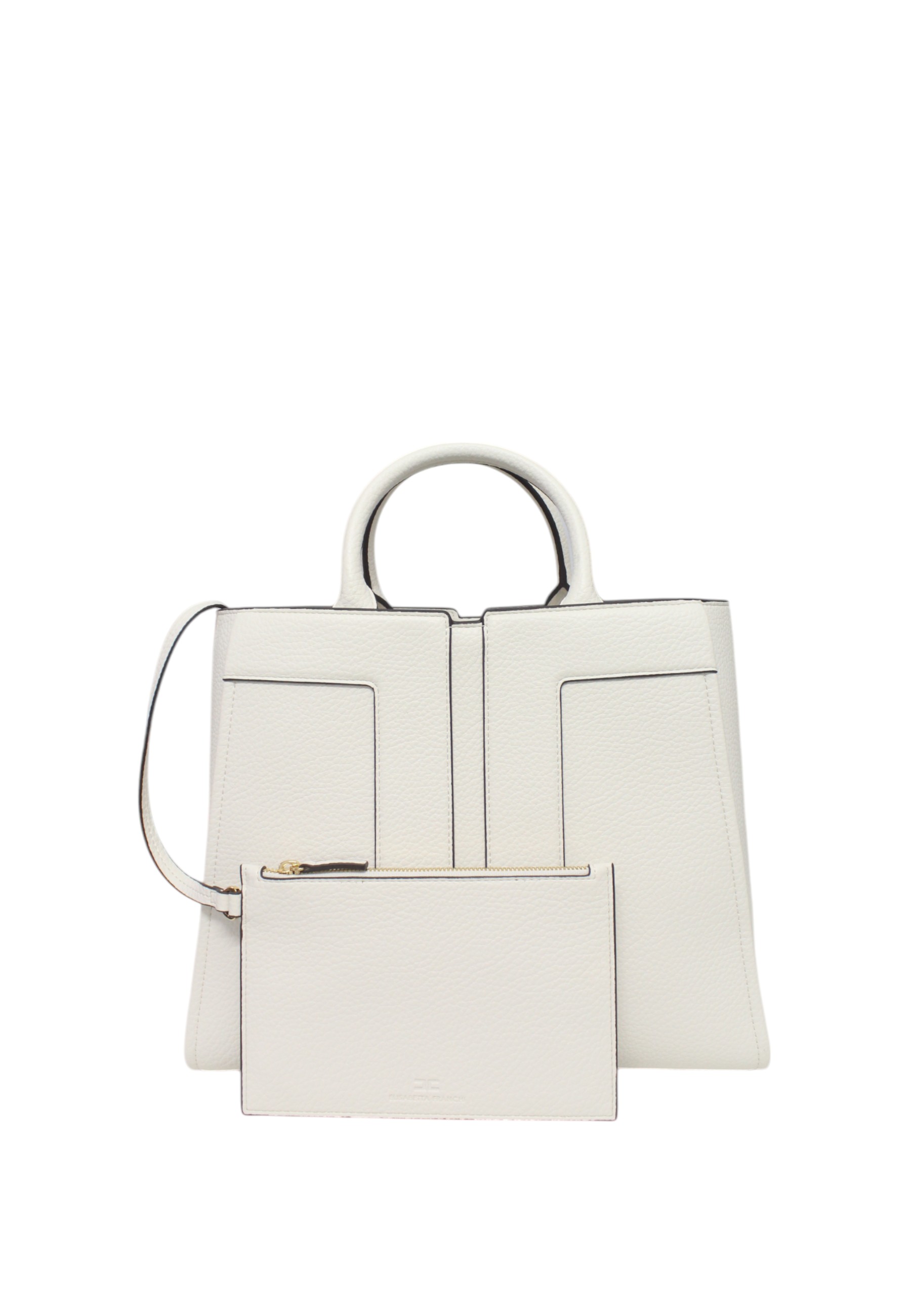 Women's Bag Elisabetta Franchi BS07A51E2 Ivory