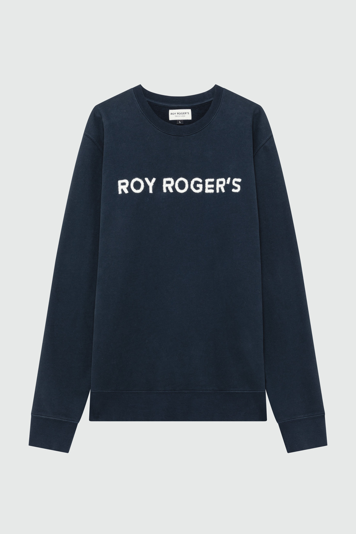 Roy Rogers Crewneck Sweatshirt Man Roy Roger's Rru90005cn66xxxx-c0048 In Blue