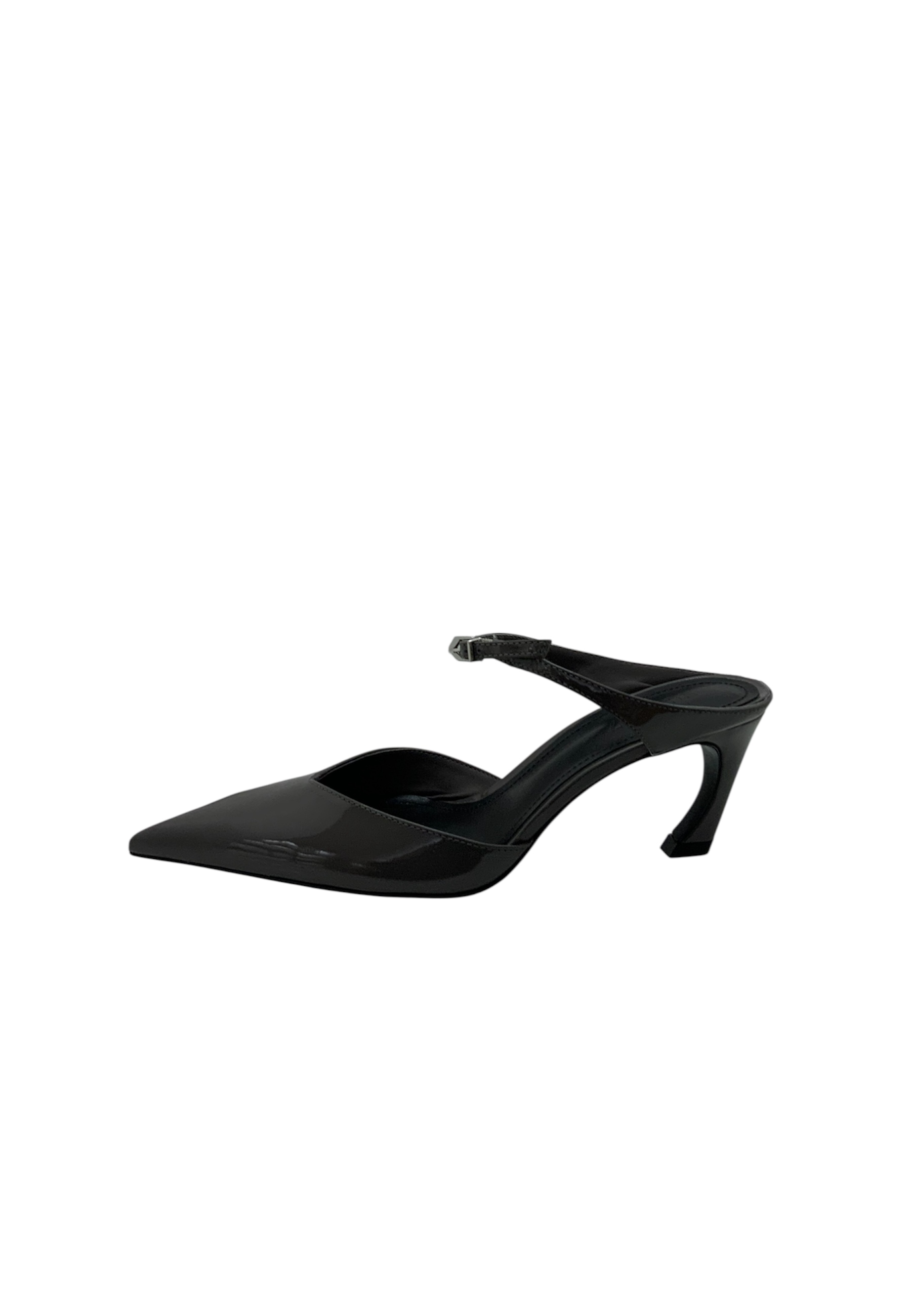 Schutz Slingback In Woman Paint  With Heel 7cm In Animal Print