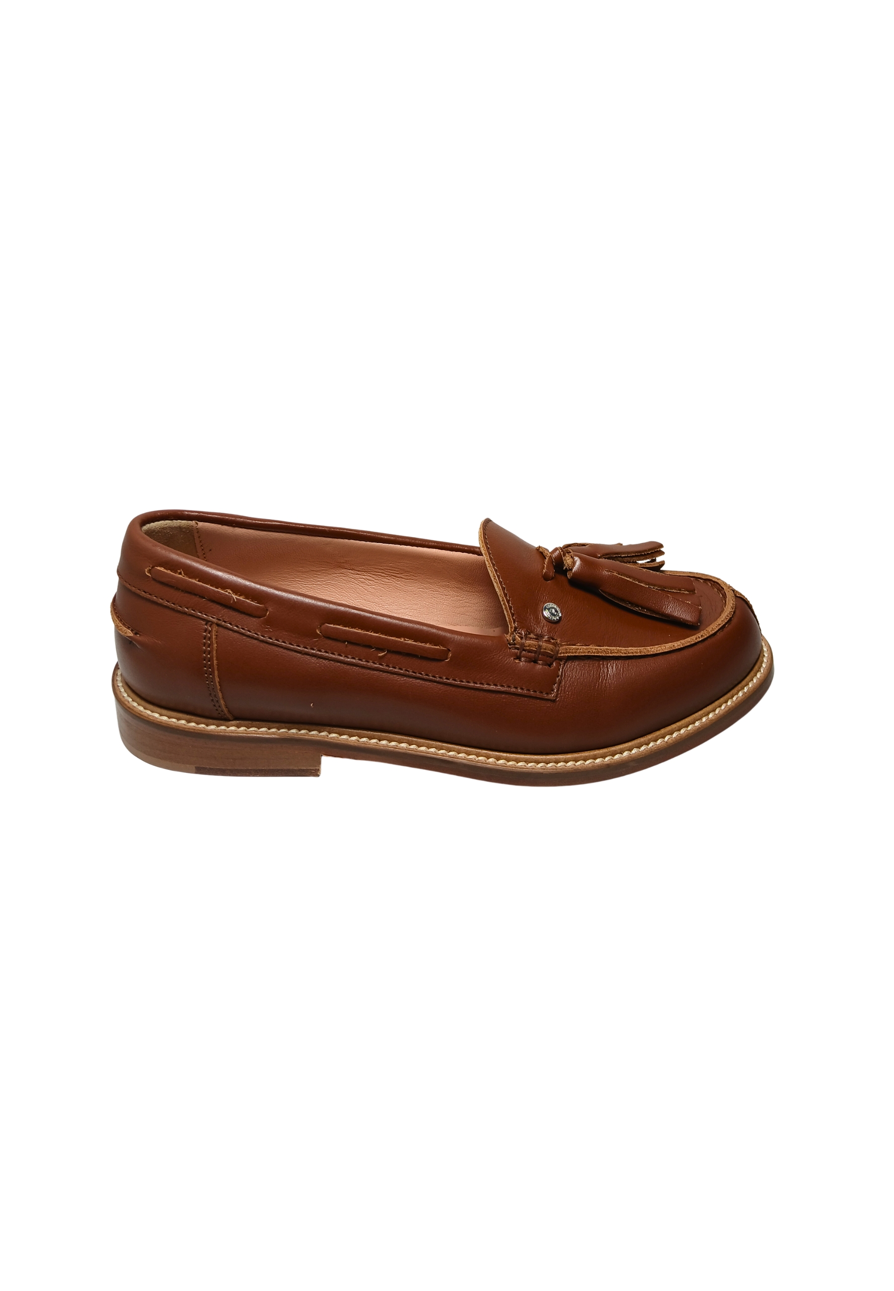 sa10112C9esof200 Pollini Frauen Leder Braun