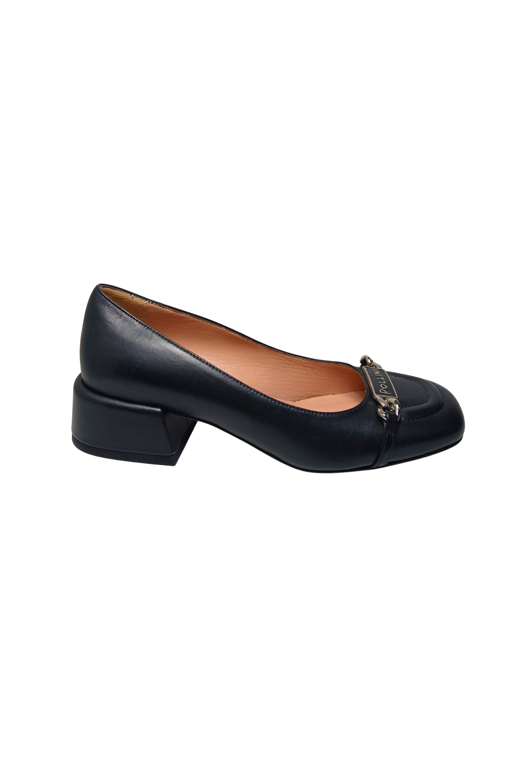 sa10173C9enap000 Pollini Frau Nappa Schwarz