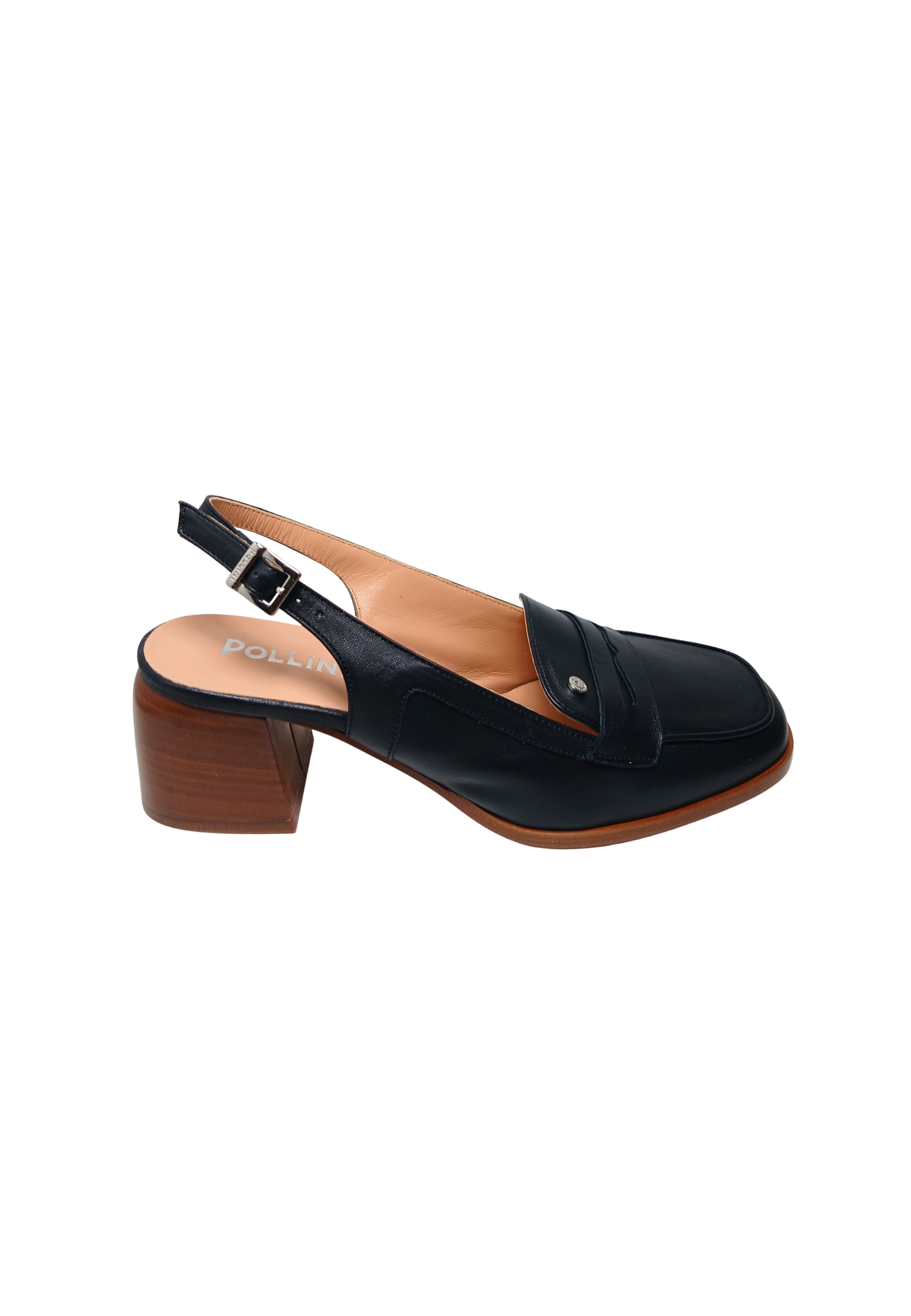 sa11025C9enap000 Pollini Frau Nappa Schwarz