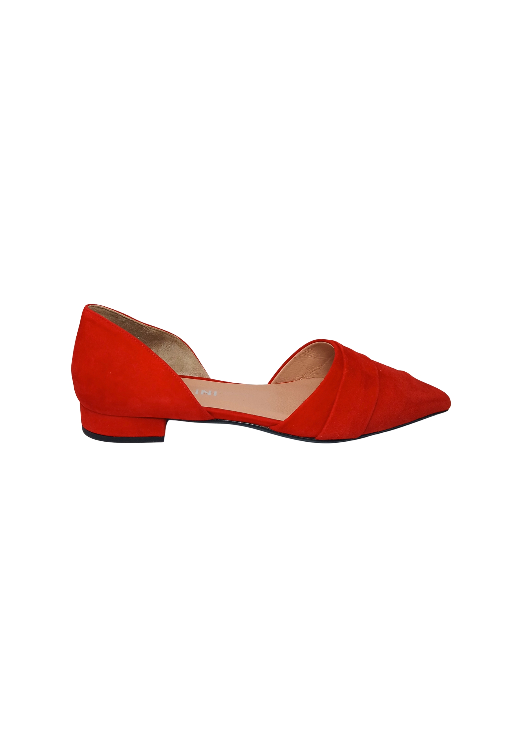 sa11032G1eta0509 Pollini Frauen Wildleder Rot