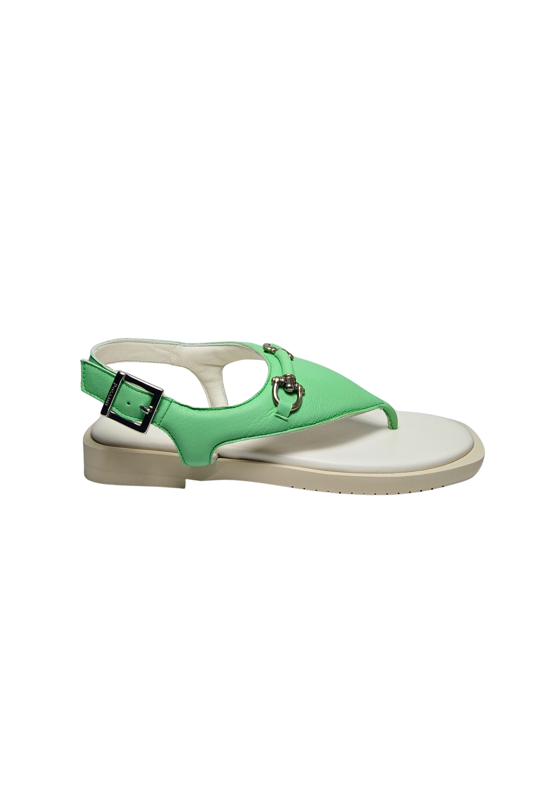 sa16122G9cnap805 Pollini Frauen Grunes Leder