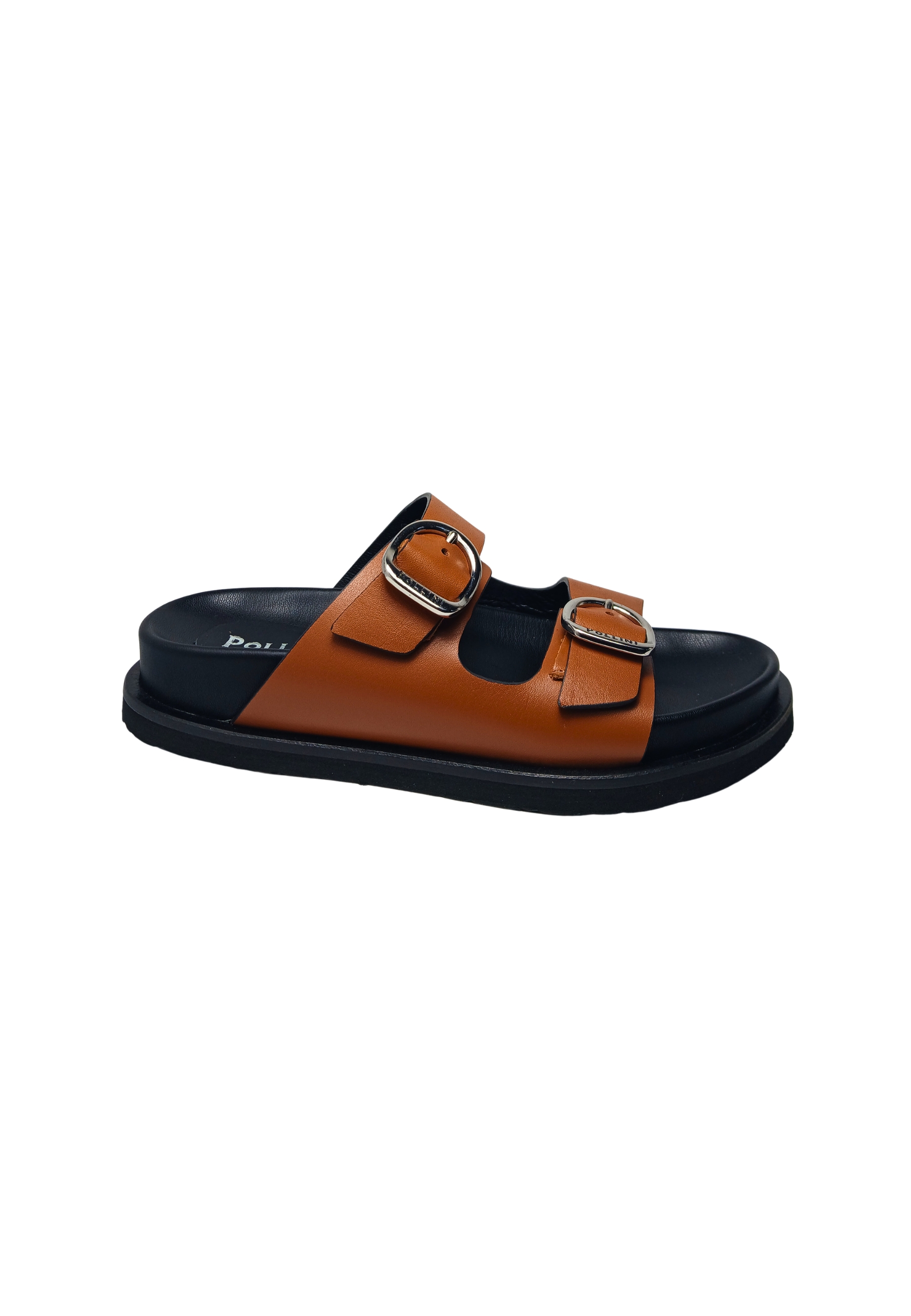 sa28041G9evit200 Pollini Frauen Leder Braun
