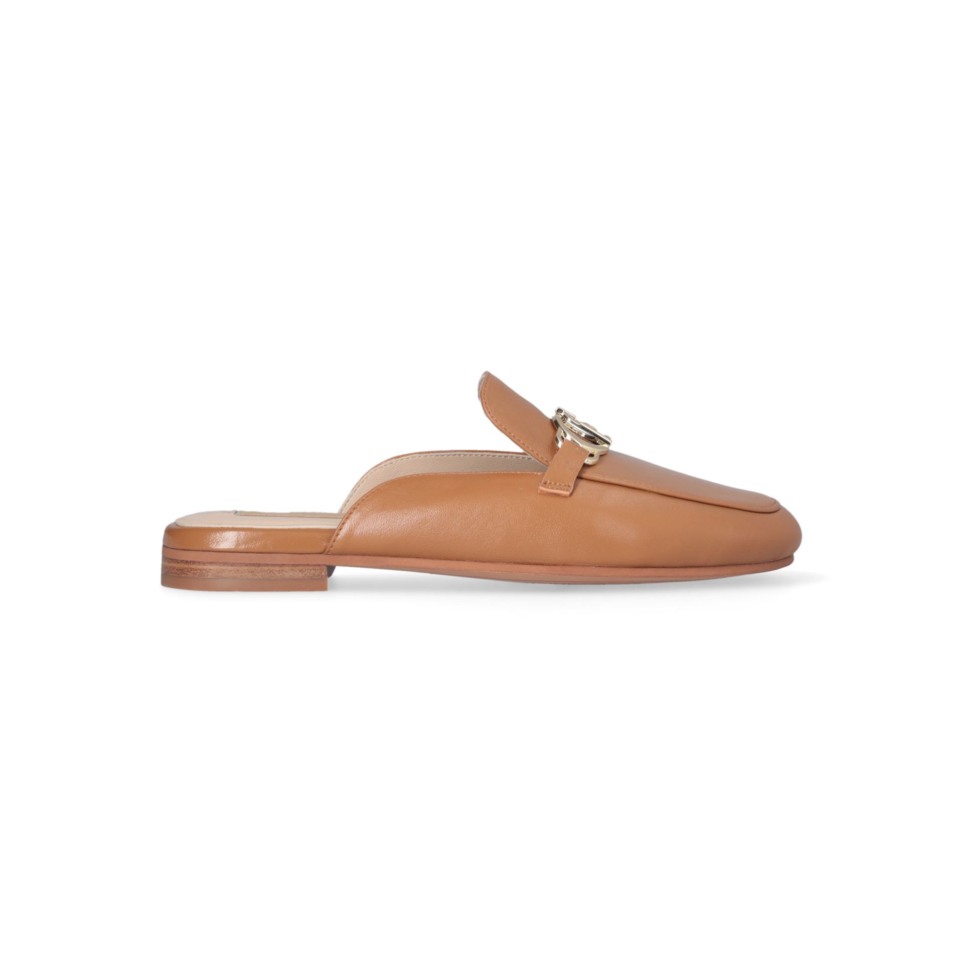 Liu •jo Liu Jo Brown Emel Leather Nappa Briefs With Metal Clasp And Logo In Brown