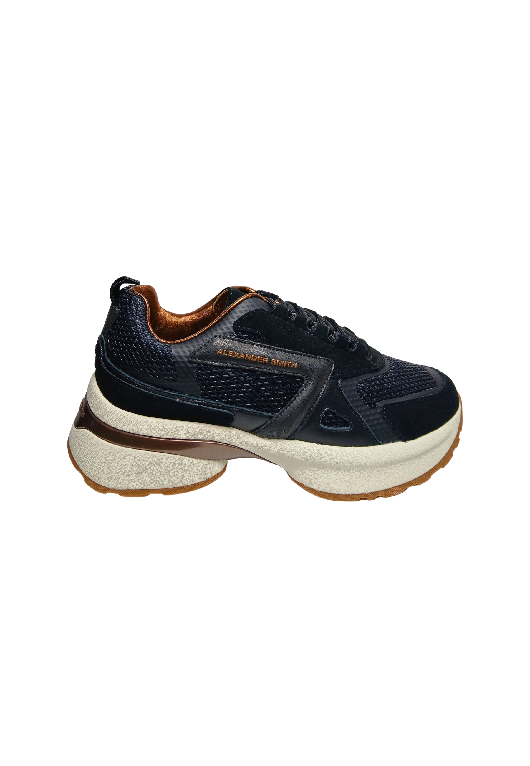 SAW_1246_BLK Alexander Smith Donna Pelle Nero 