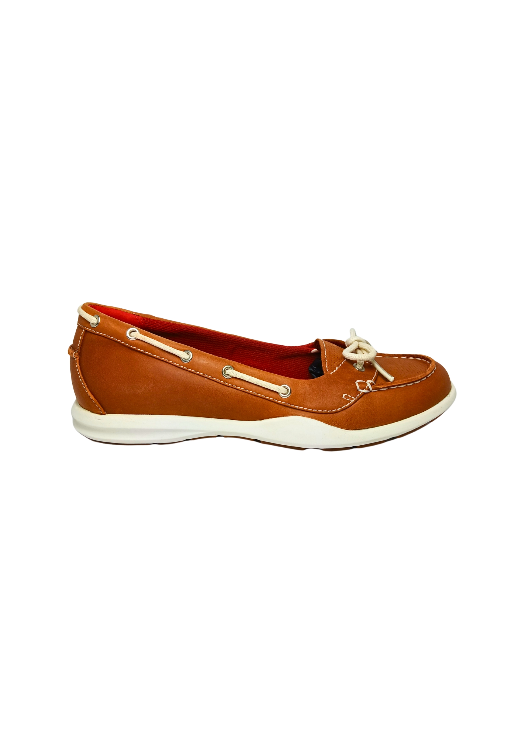 Sebago Women's Shoes  Leather Dancers In Orange