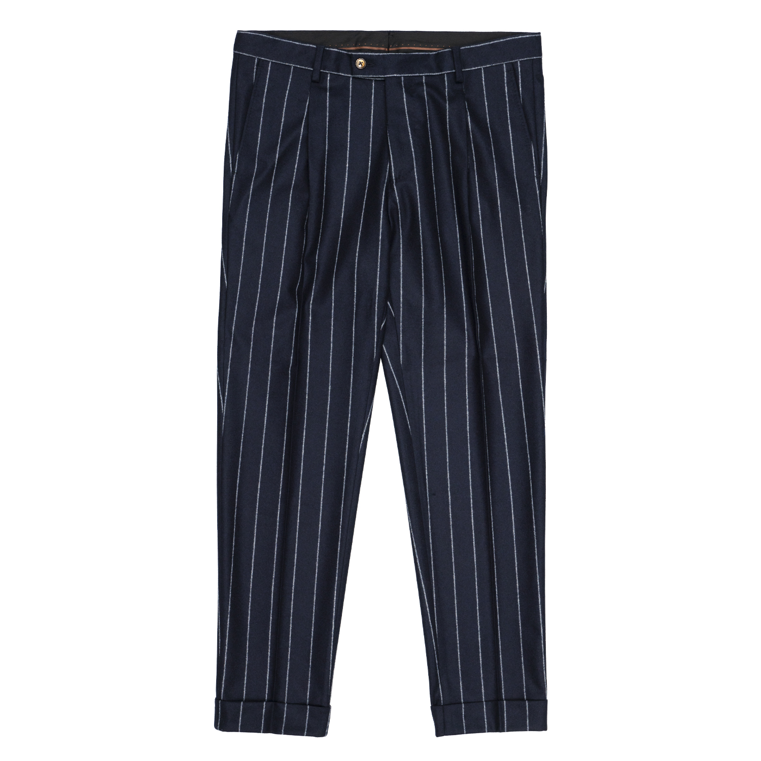 Lab001 Men's Trousers  Chicago Pants. Gessato In Blue