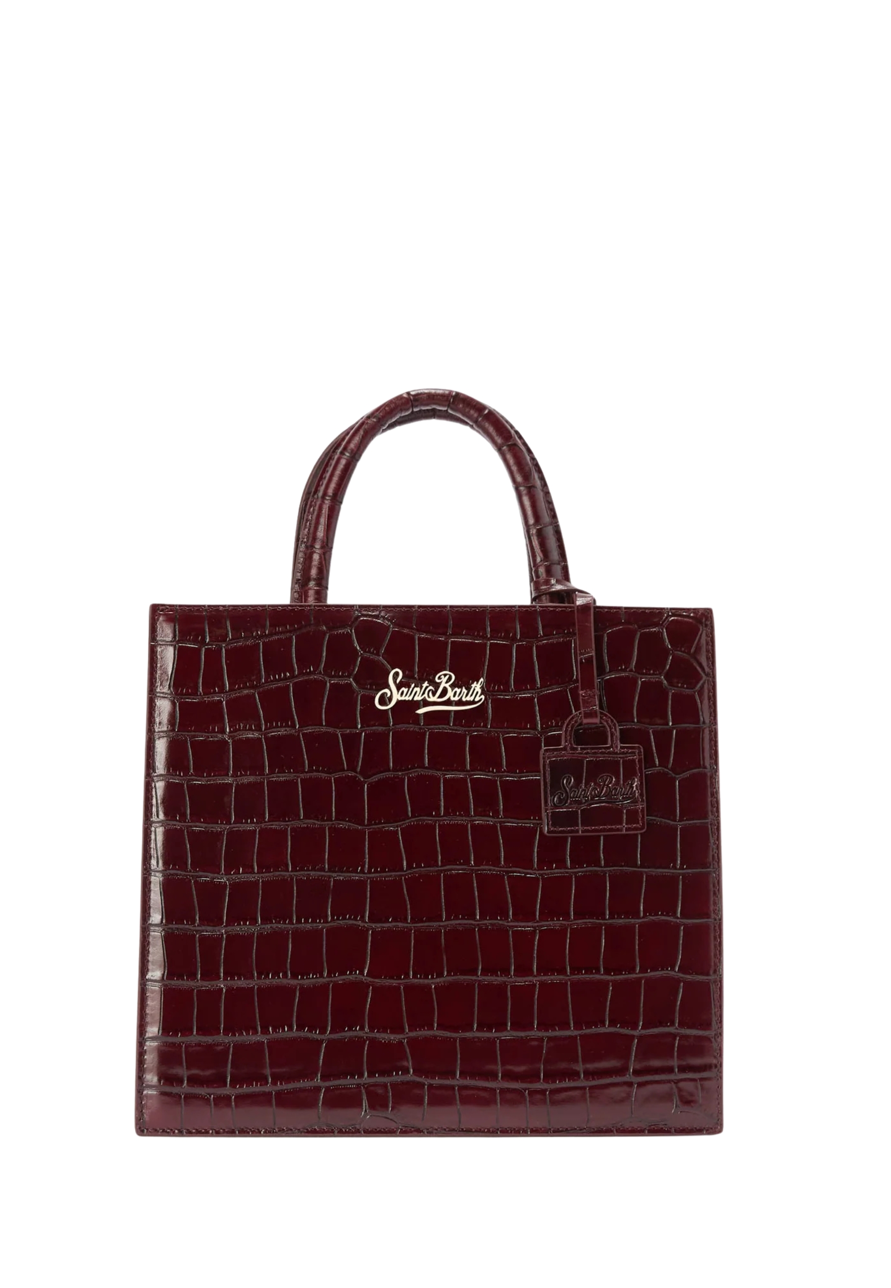 shop bag midi printed Woman Saint Barth crocodile leather 45