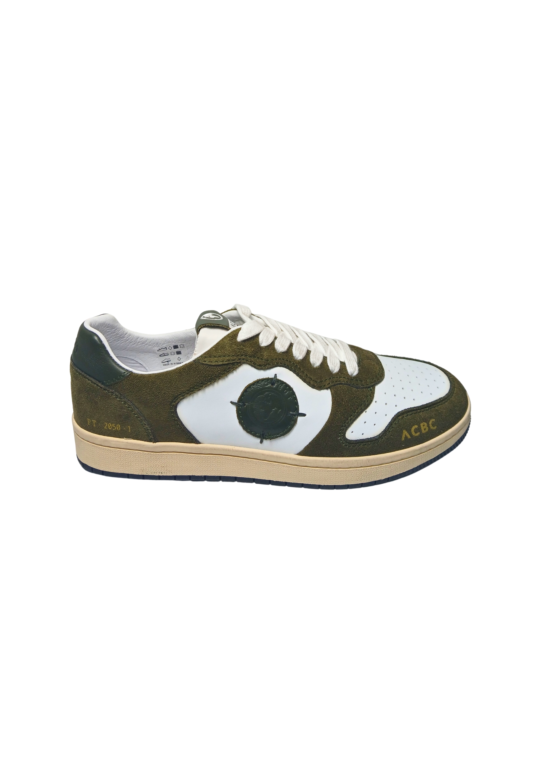SHPJATA_409 Uomo Pelle Verde