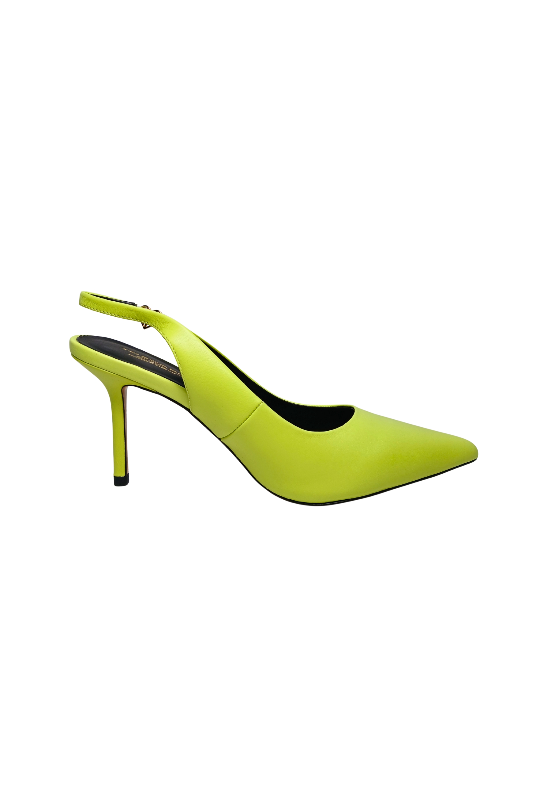 Women's Shoes Tosca Blu Leather chanel model decollete with heel