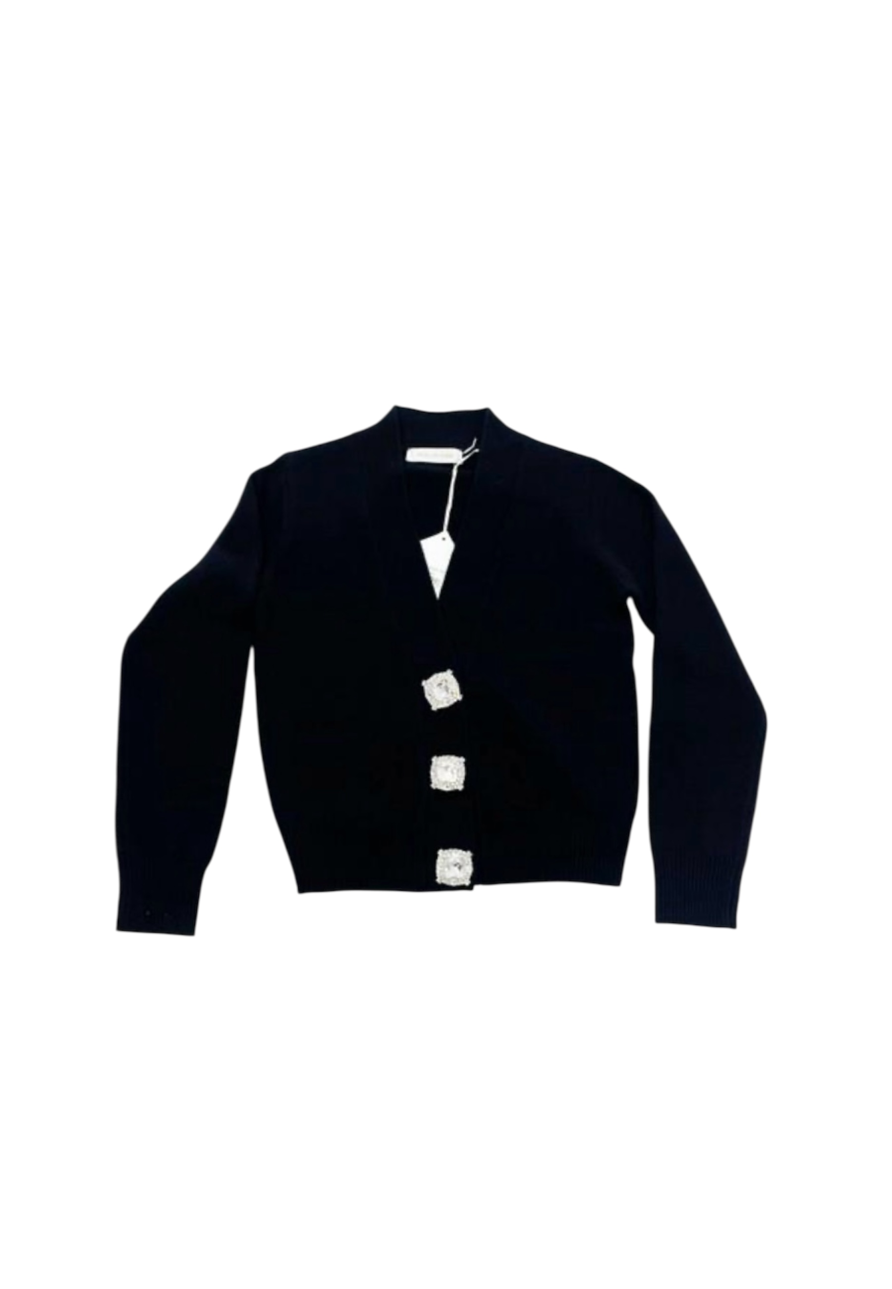 Cardigan knitted woman Trash And Luxury with jewel buttons