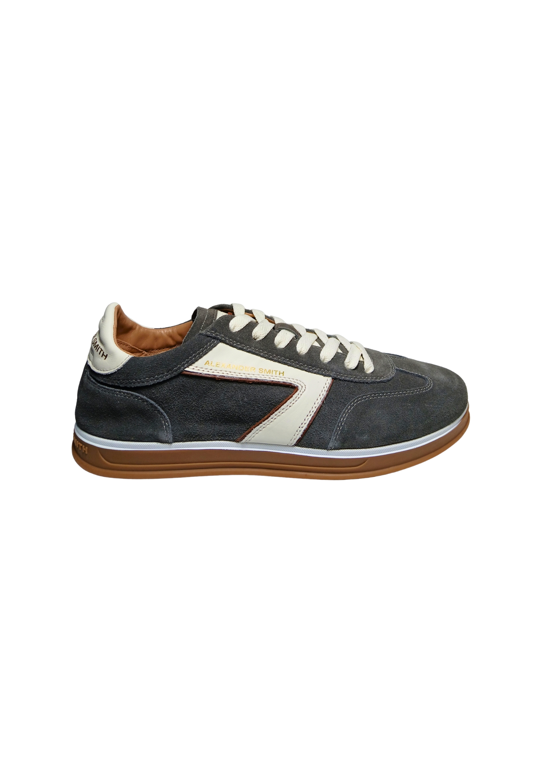 TMM_3350_DGF Alexander Smith Uomo Camoscio Grigio 