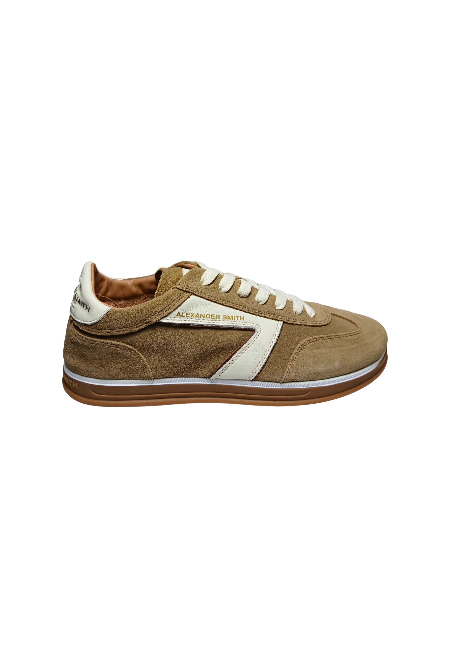 TMM_3350_MFF Alexander Smith Uomo Camoscio Beige 