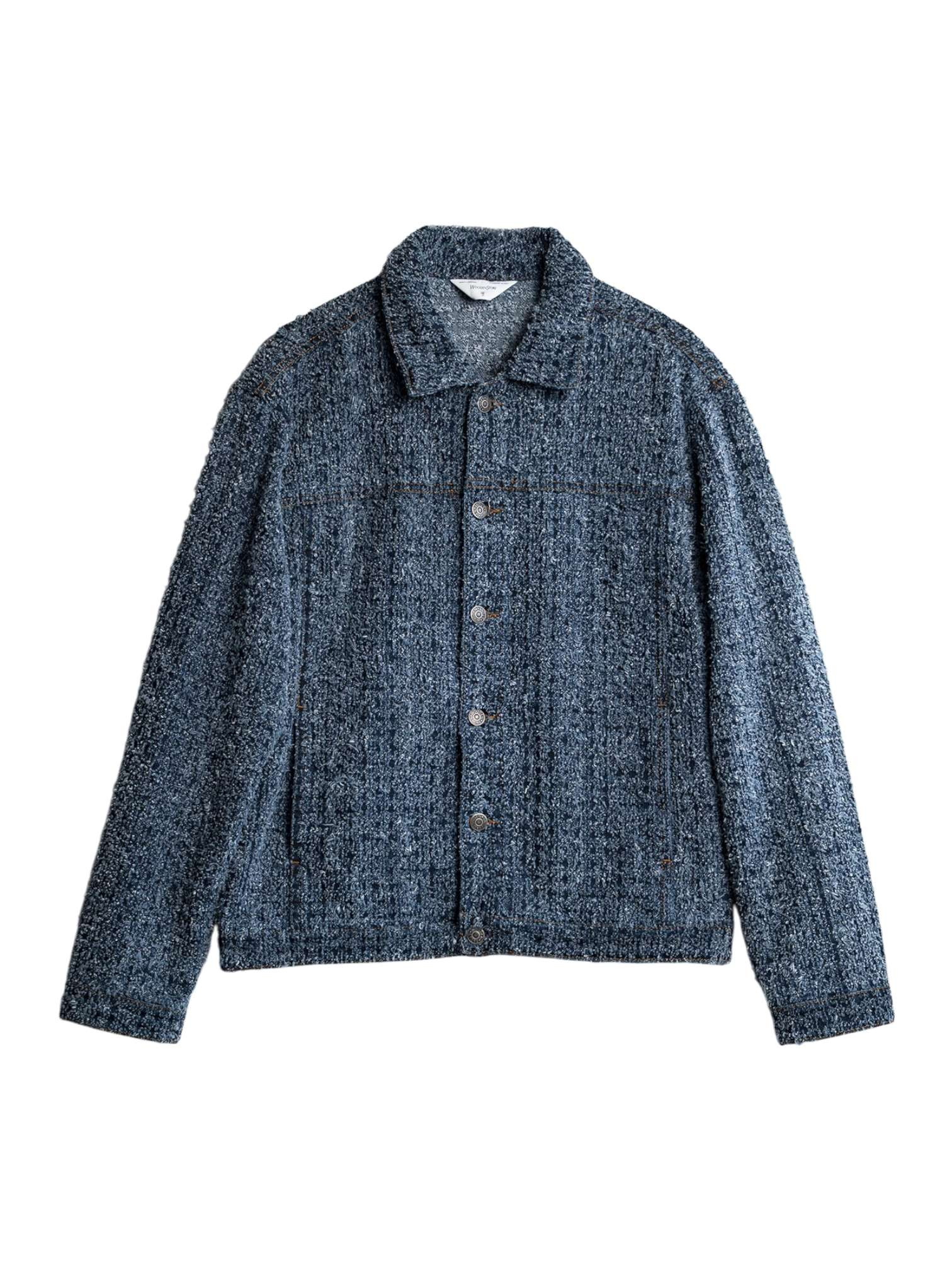 Trade 26 denim jacket giacca di jeans leggera boucle - stone boucle