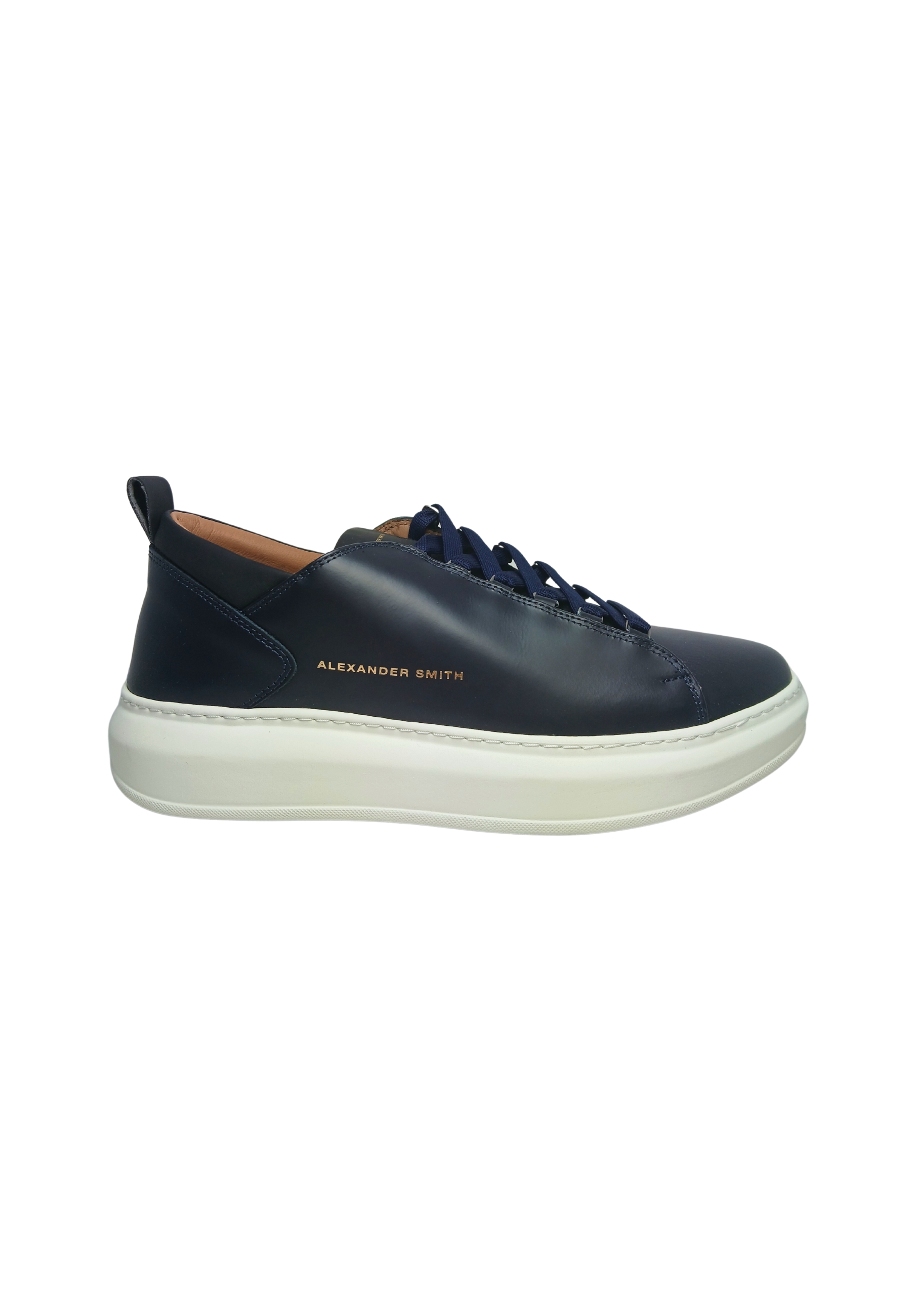 Alexander Smith Men's Shoes  Wembley Man-blue Sneakers In Blue