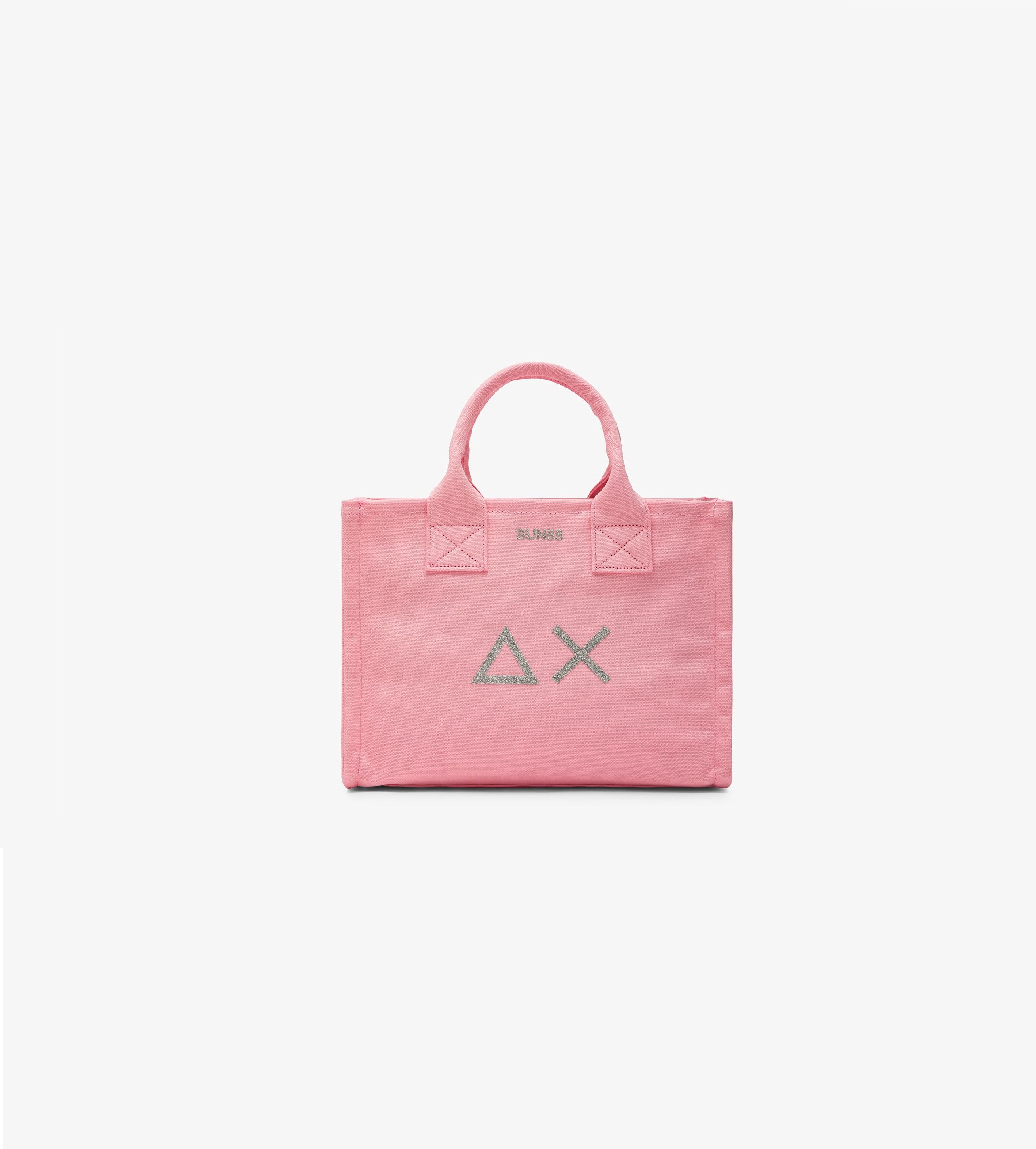 Sac a provisions Femme Sun68 En toile de coton rose moyen