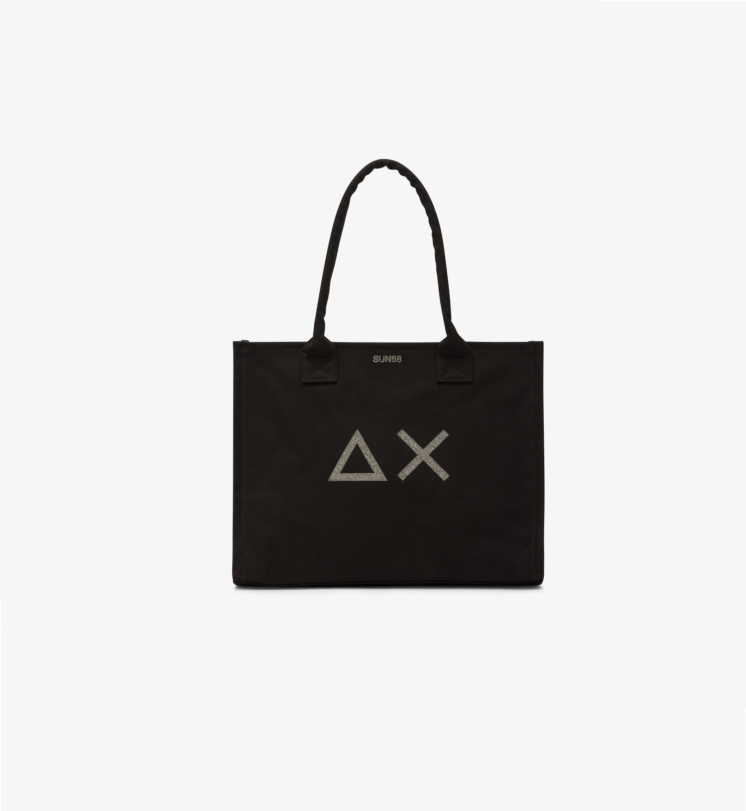 Sac a provisions Femme Sun68 Grand Cali en toile de coton noir
