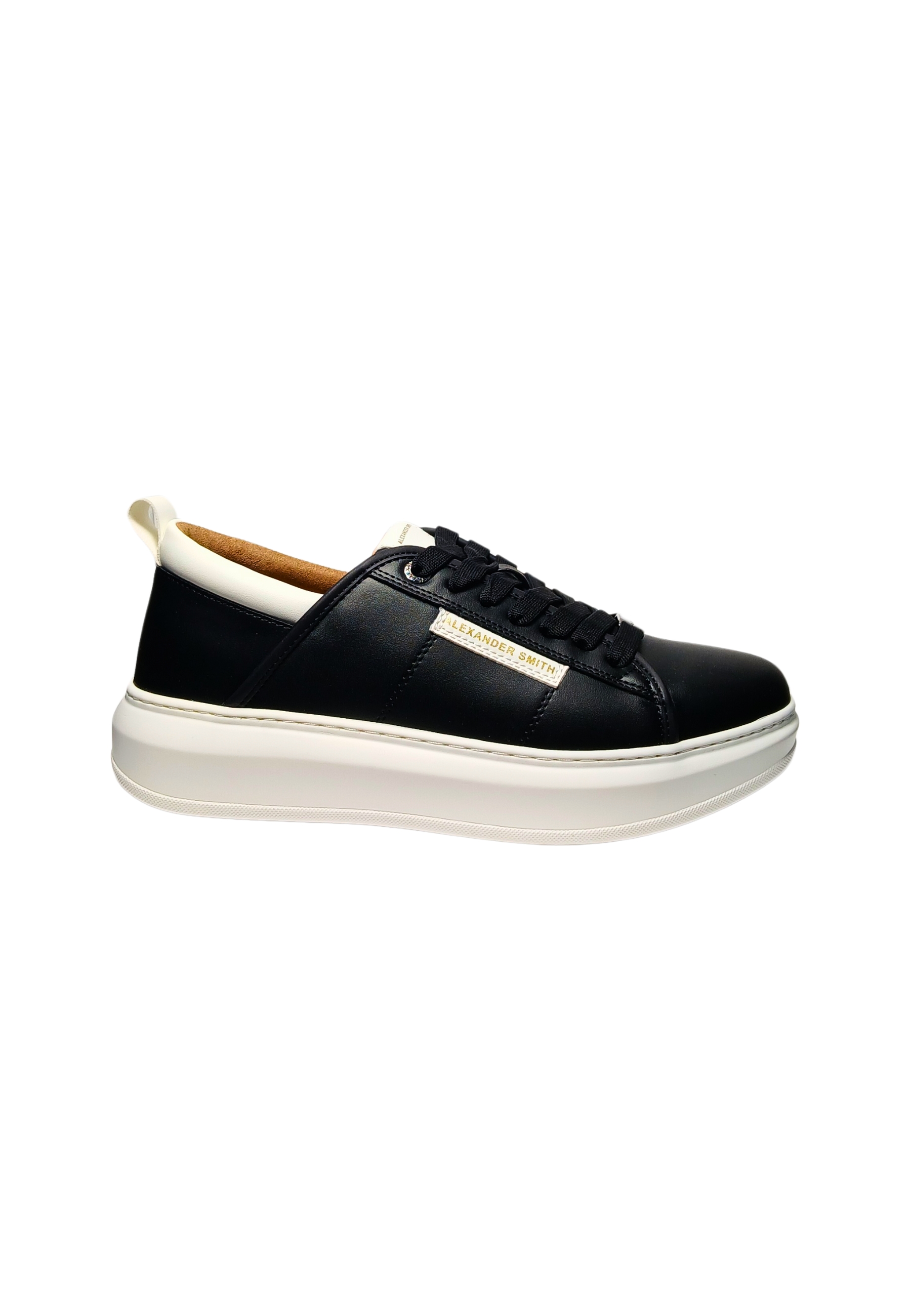 Mens Shoes Alexander Smith Eco-Wembley Man-Black White