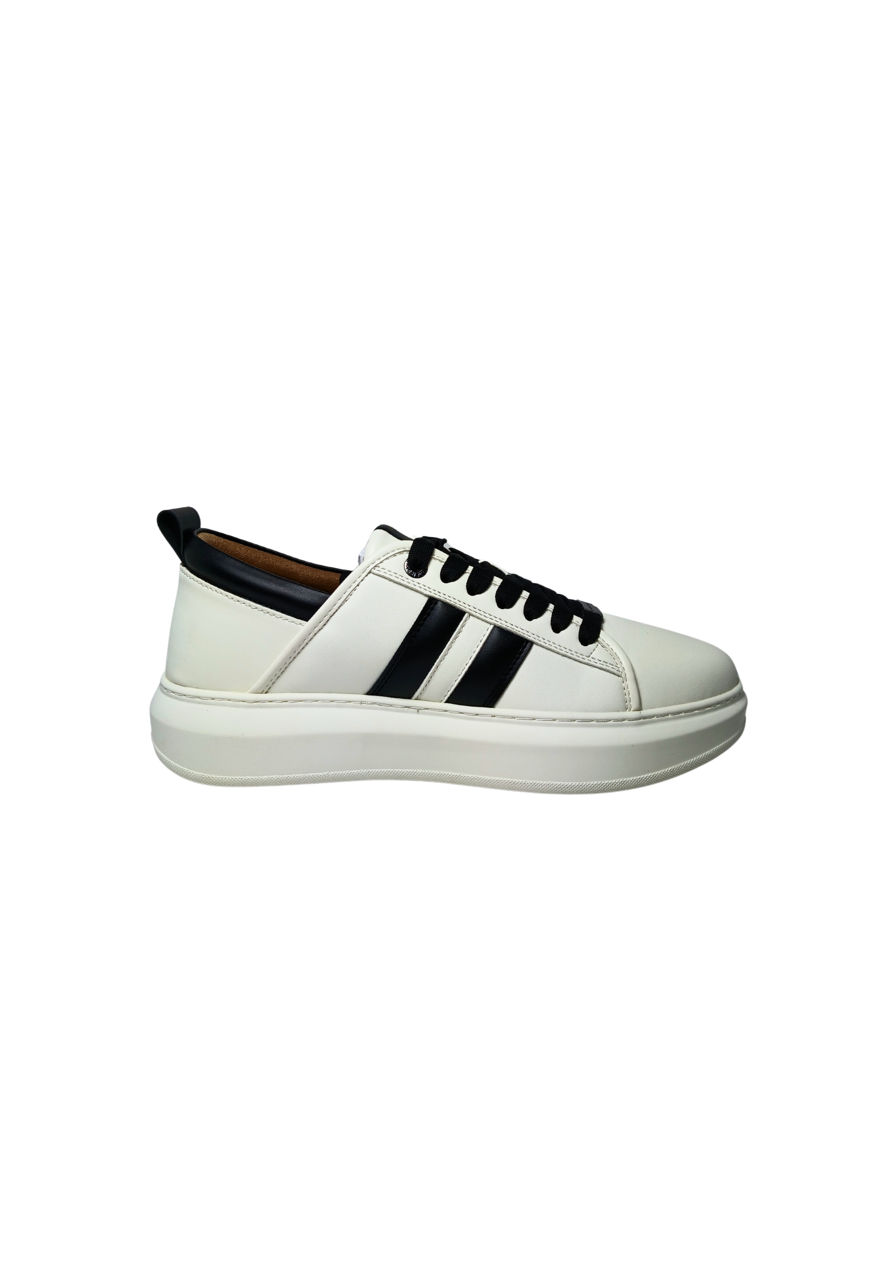 Alexander Smith Men's Shoes  Eco-wembley Man-white Black Sneakers