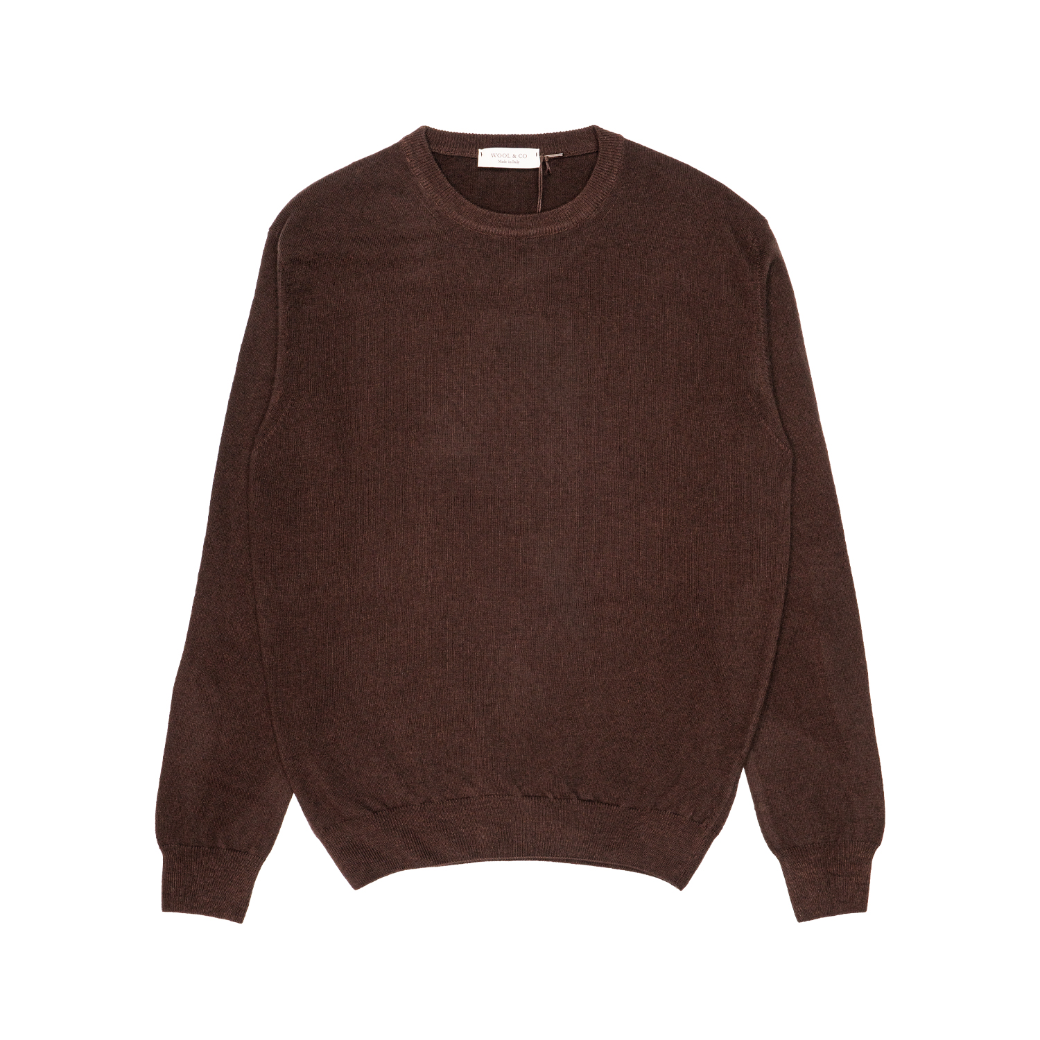 Wool-co Men's Sweater Wool & Co Parodicollo Old In Brown
