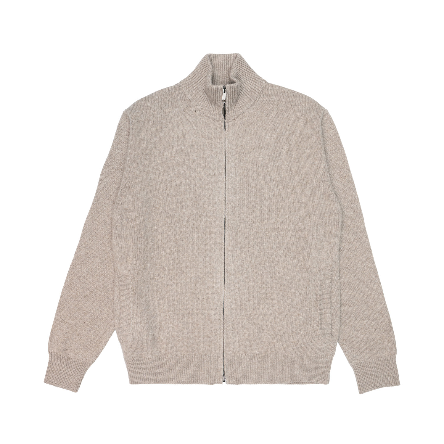 Cardigan Man Wool & Co Full Zip Black