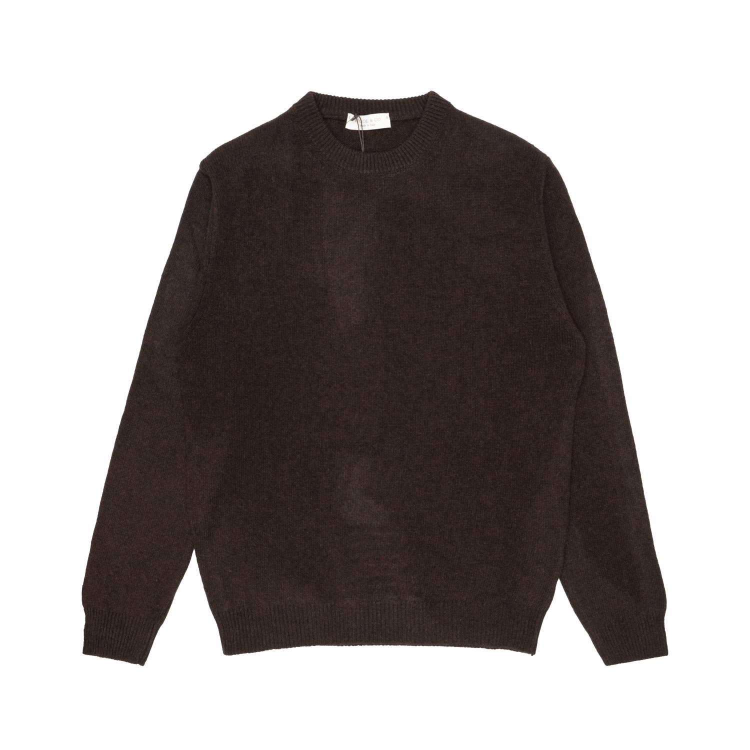 Maglia Uomo Wool & Co Girocollo Moka 