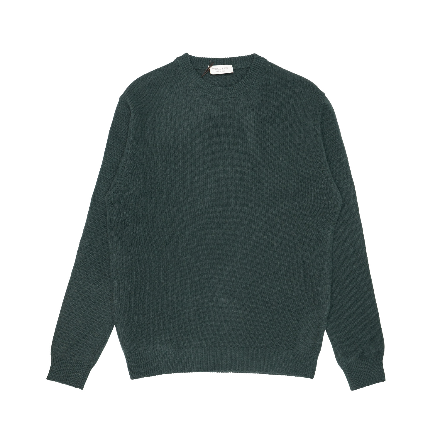 Suéter de hombres Wool & Co Escote verde