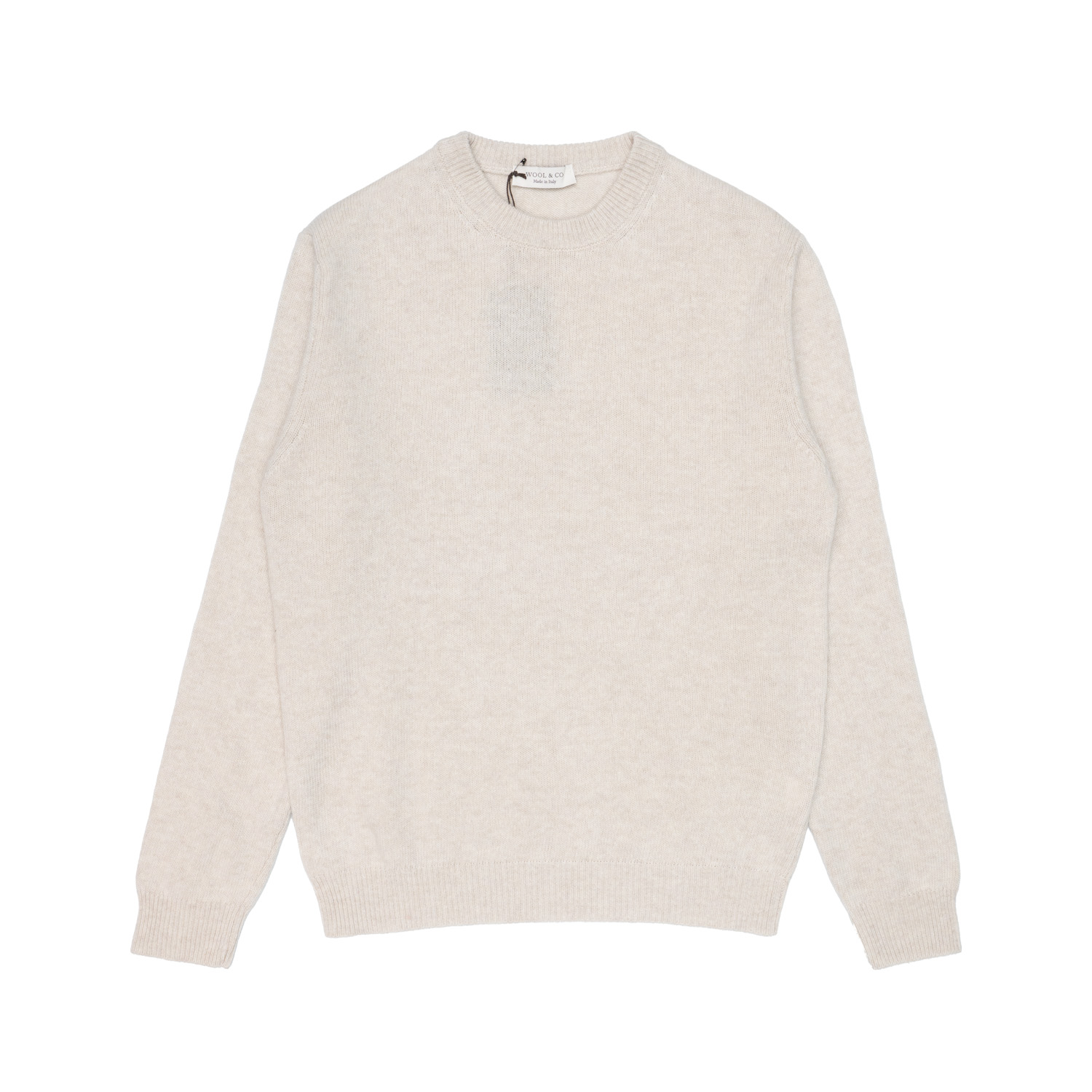 Suéter de hombres Wool & Co Escote de tripulación