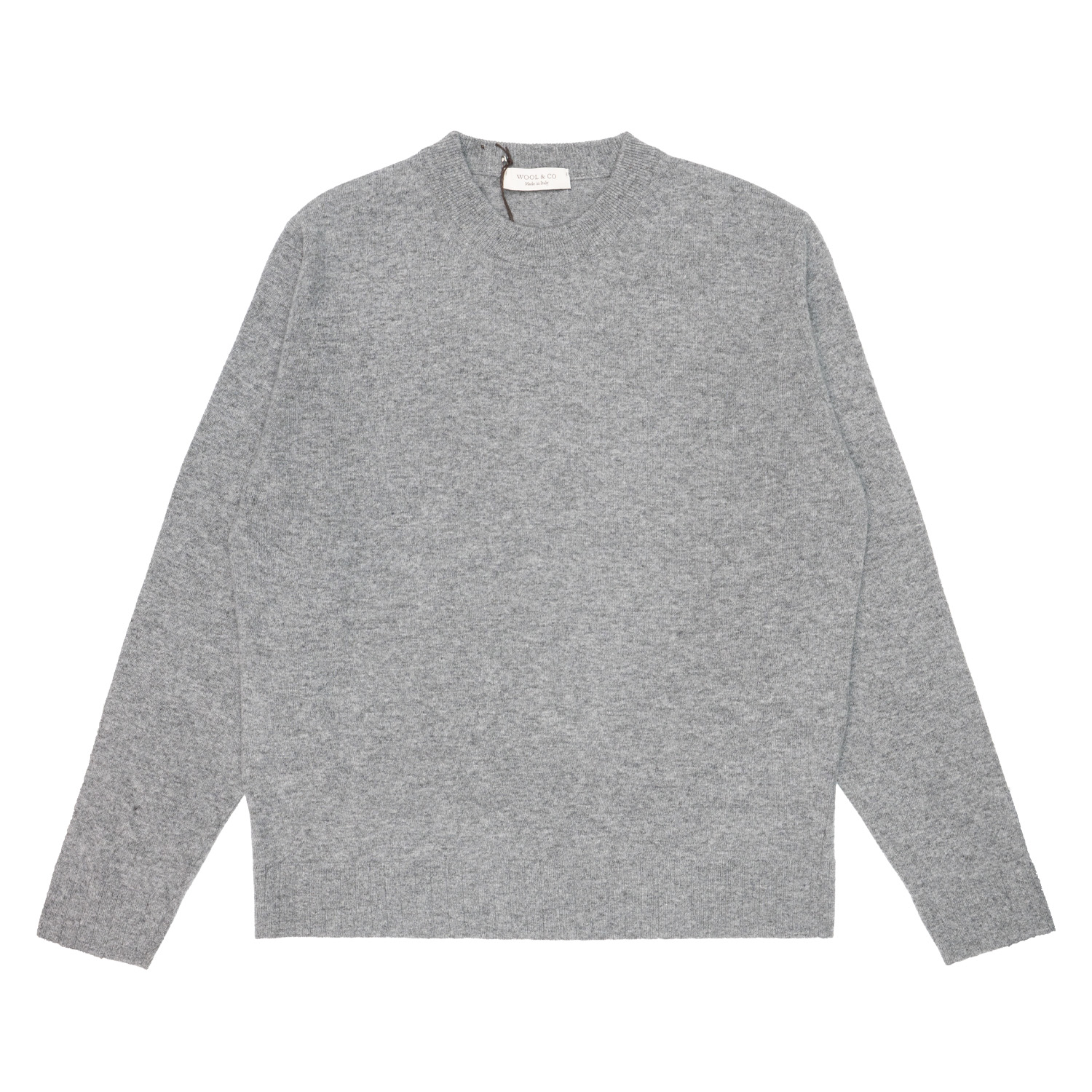 Suéter de hombres Wool & Co Cuello redondo Costa Piatta Grey