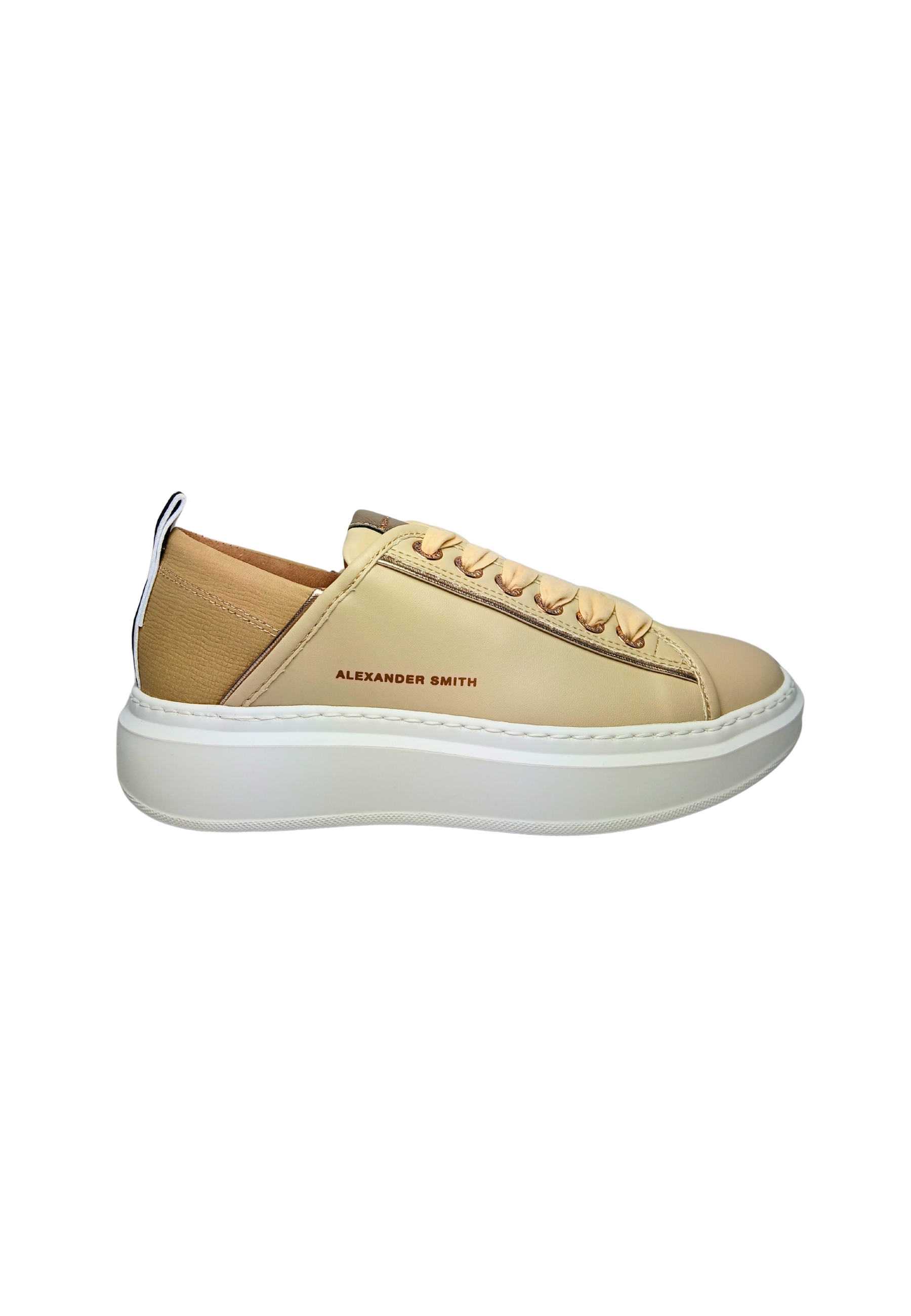 Alexander Smith Women's Shoes  Wembley Woman Sand Sneakers In Neutral