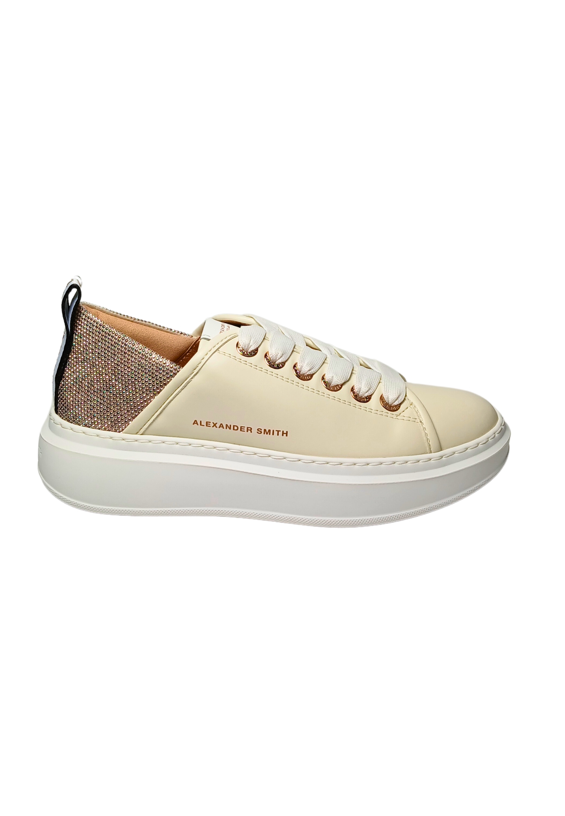 Womens Shoes Alexander Smith Wembley Woman- Cream