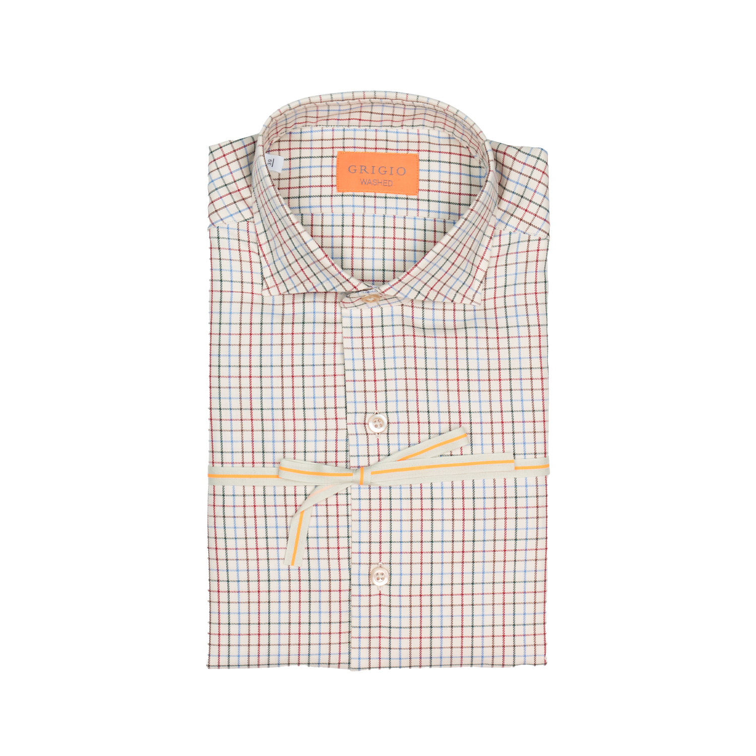 Grigio Shirt Man  Shirt Newspapers In Neutral