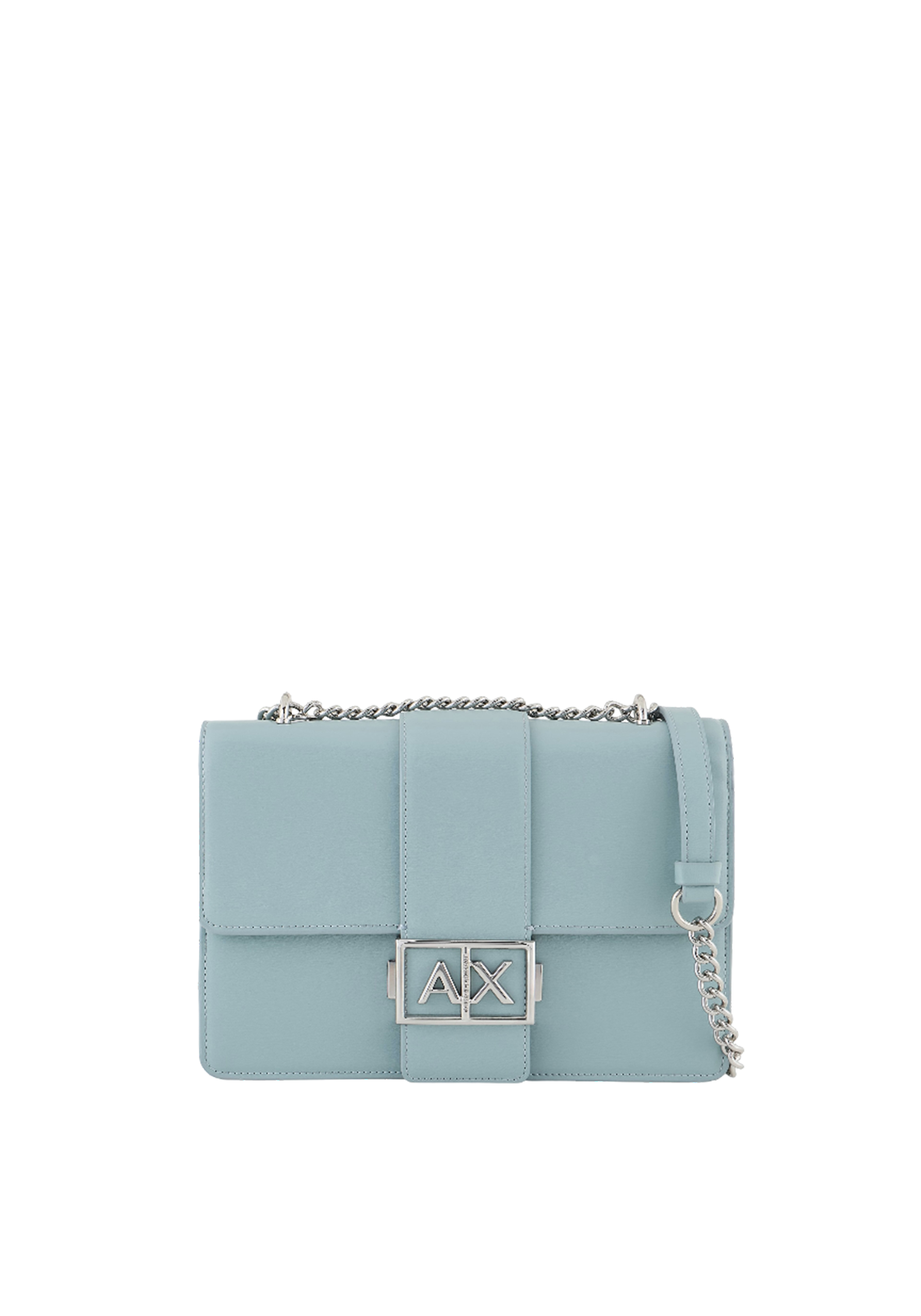 Armani Exchange Messenger Woman  Xw000070af12039-u8027 Celeste In Blue