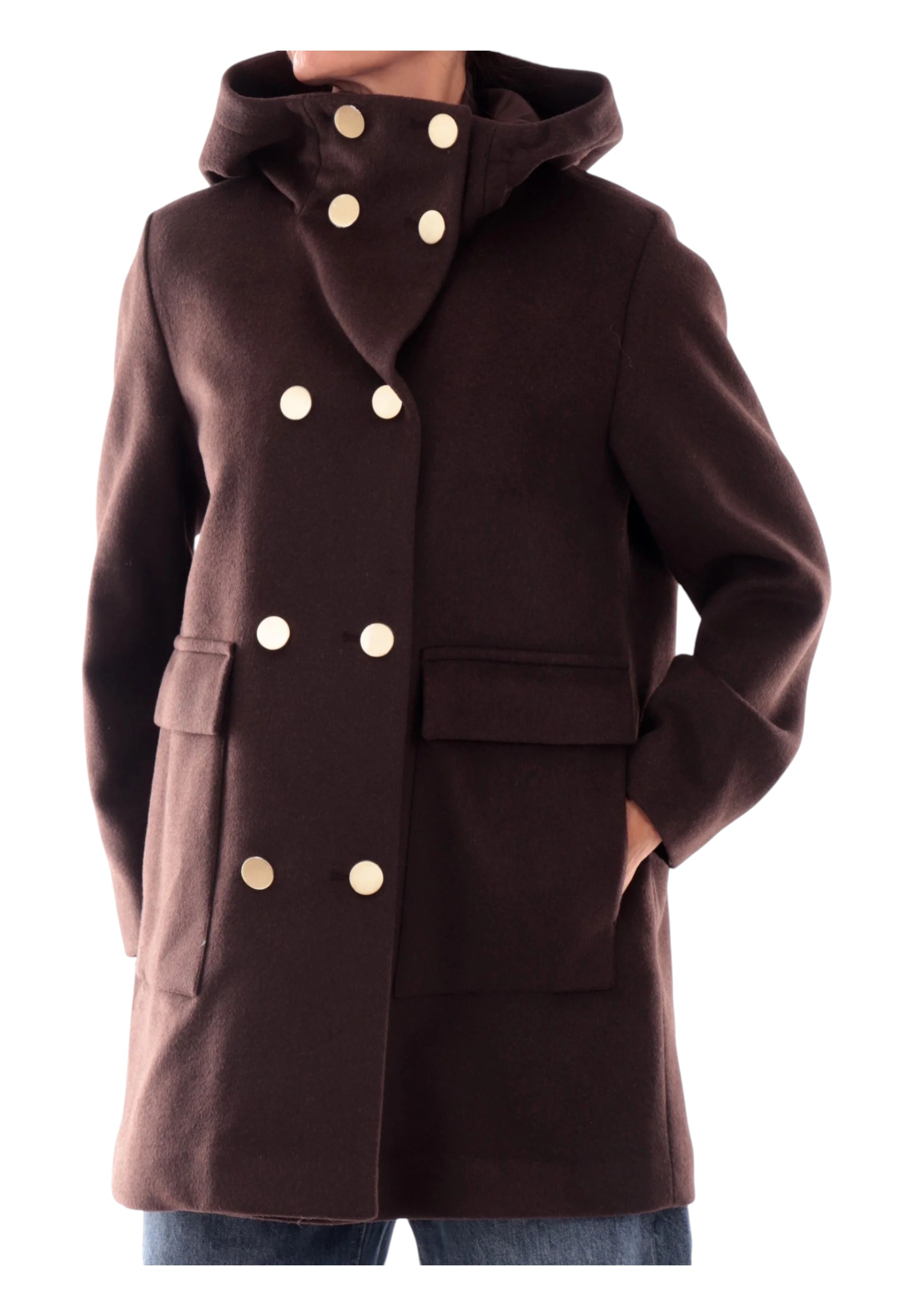 Mongomery Frau Ax-armani xw002448 Kapuze