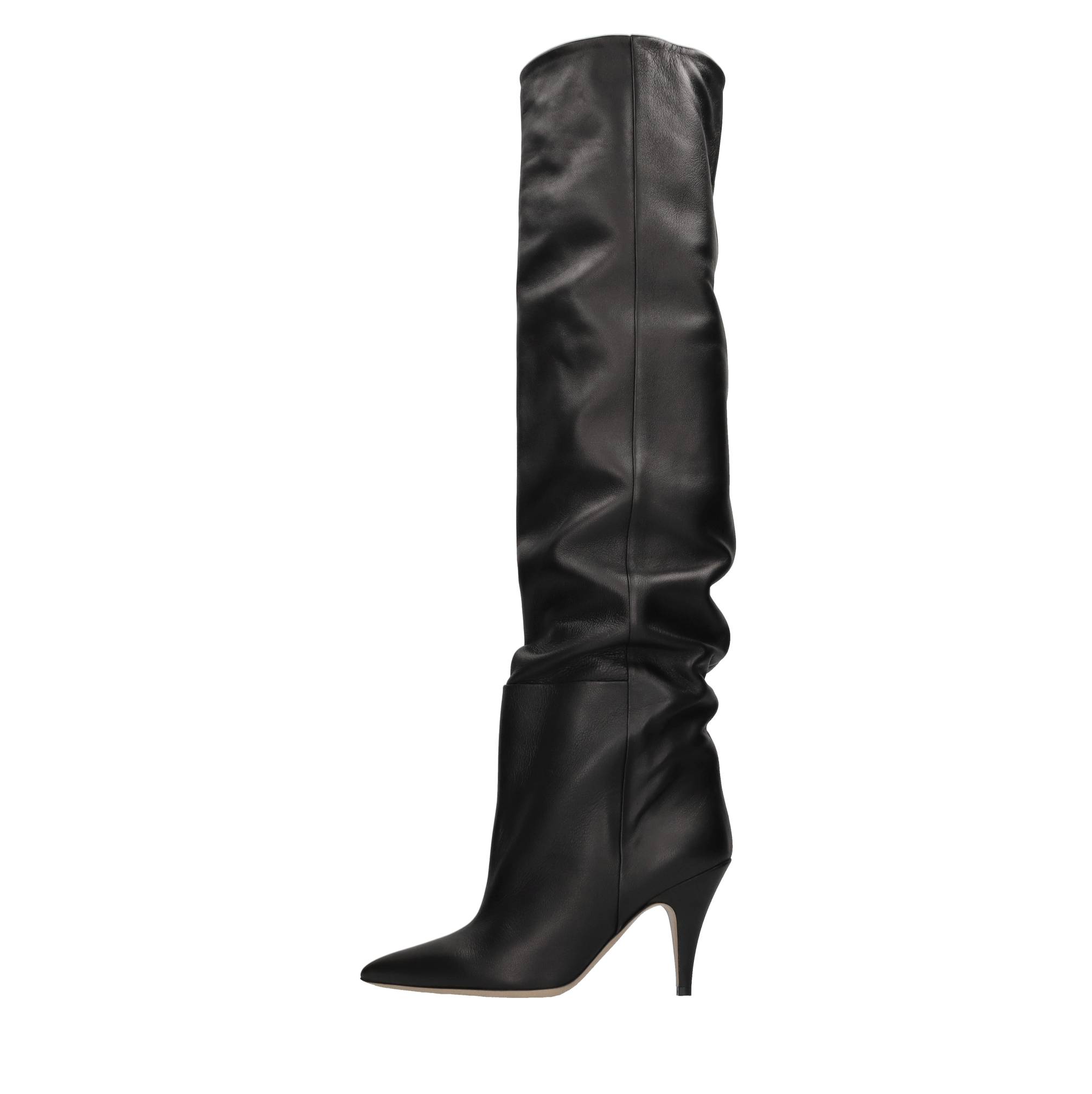 Khaite Stiefel schwarz