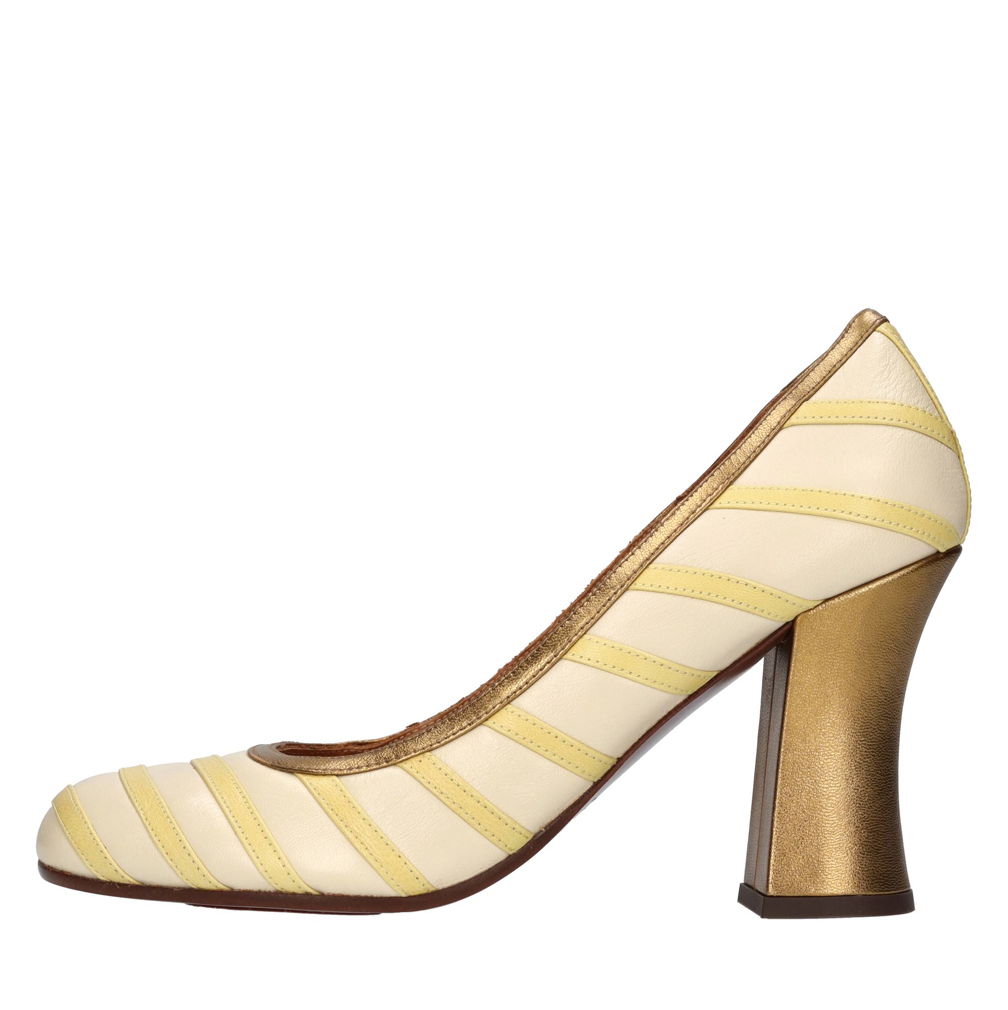 Chie Mihara Schoenen met Gele Heel