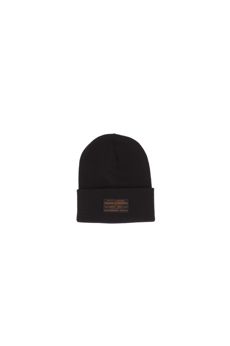 Filson Ballard Watch Beanie Hat In Black