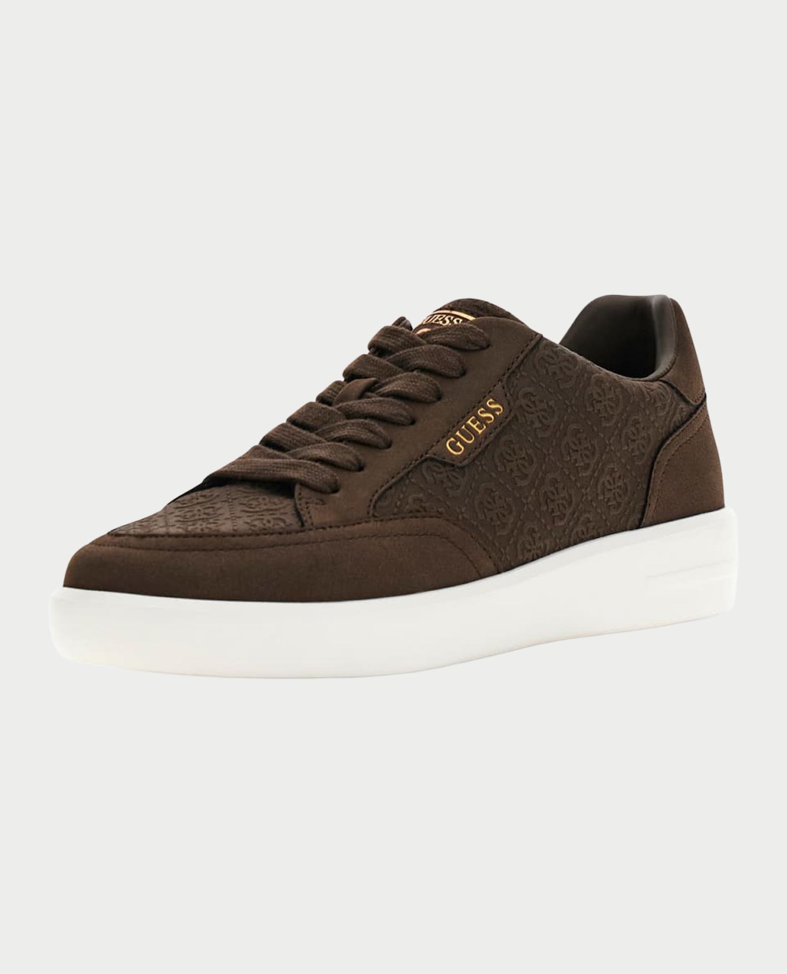 Guess Sneakers In Marrone Scuri